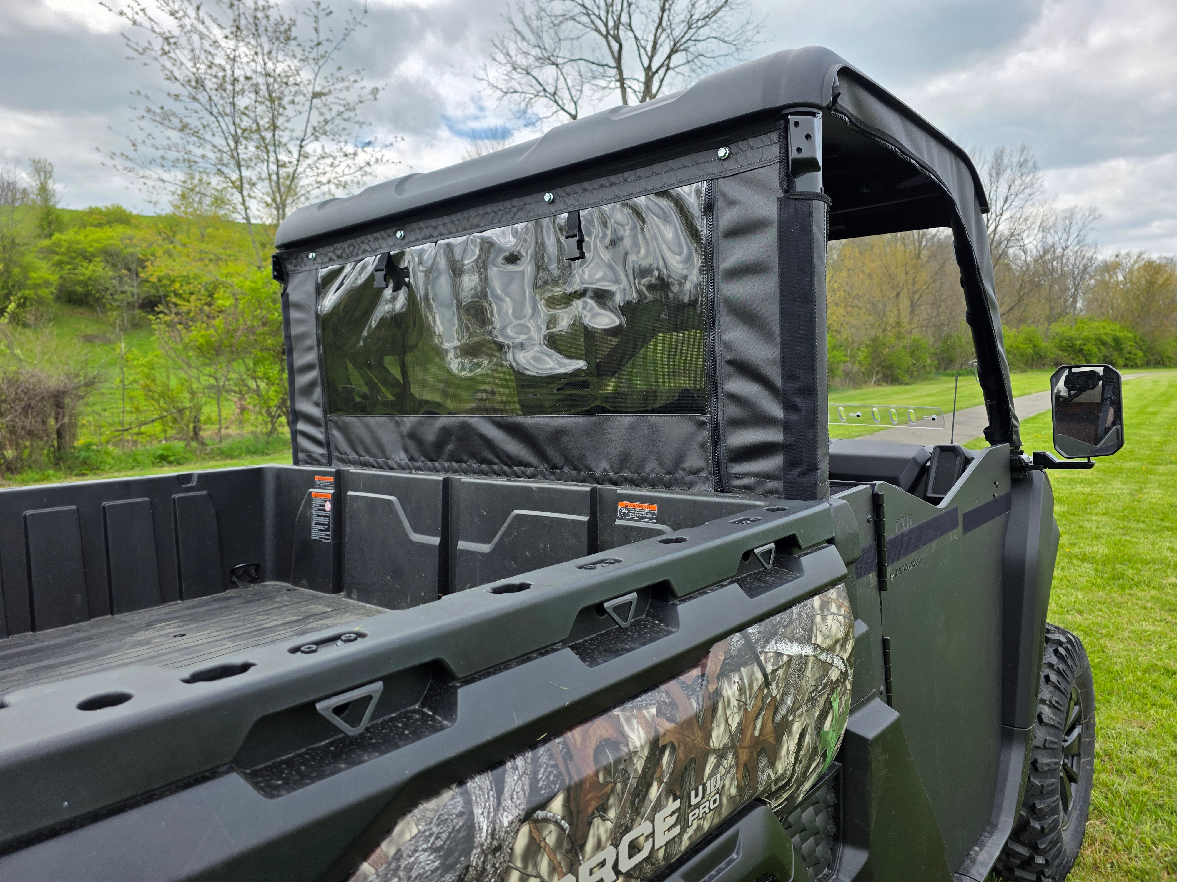 Tracker Off Road 500S - Soft Back Panel with Mesh/Vinyl Window - PATENT PENDING
