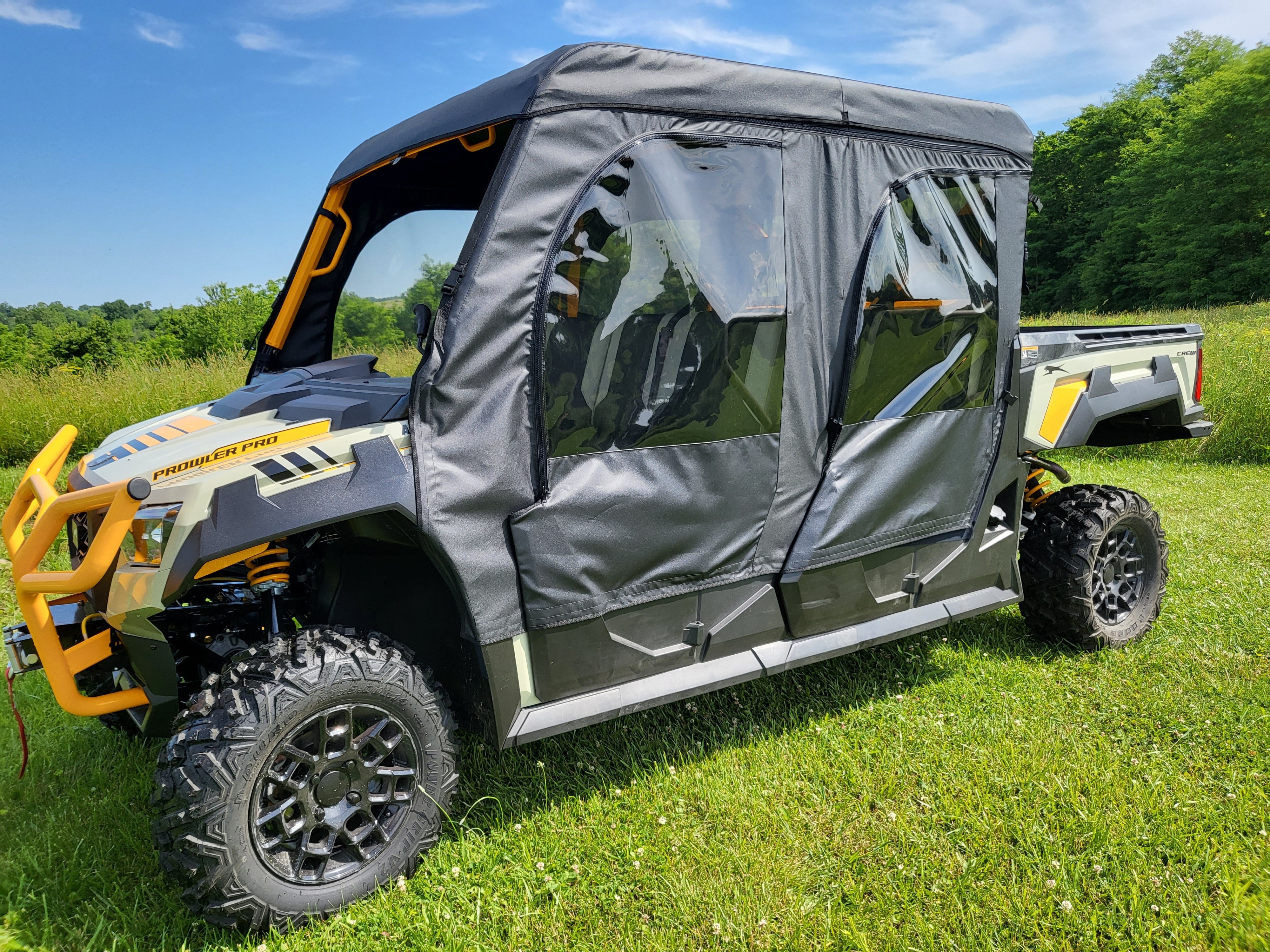Tracker Off Road 800SX Crew - Full Cab Enclosure for Hard Windshield (Upper Doors)
