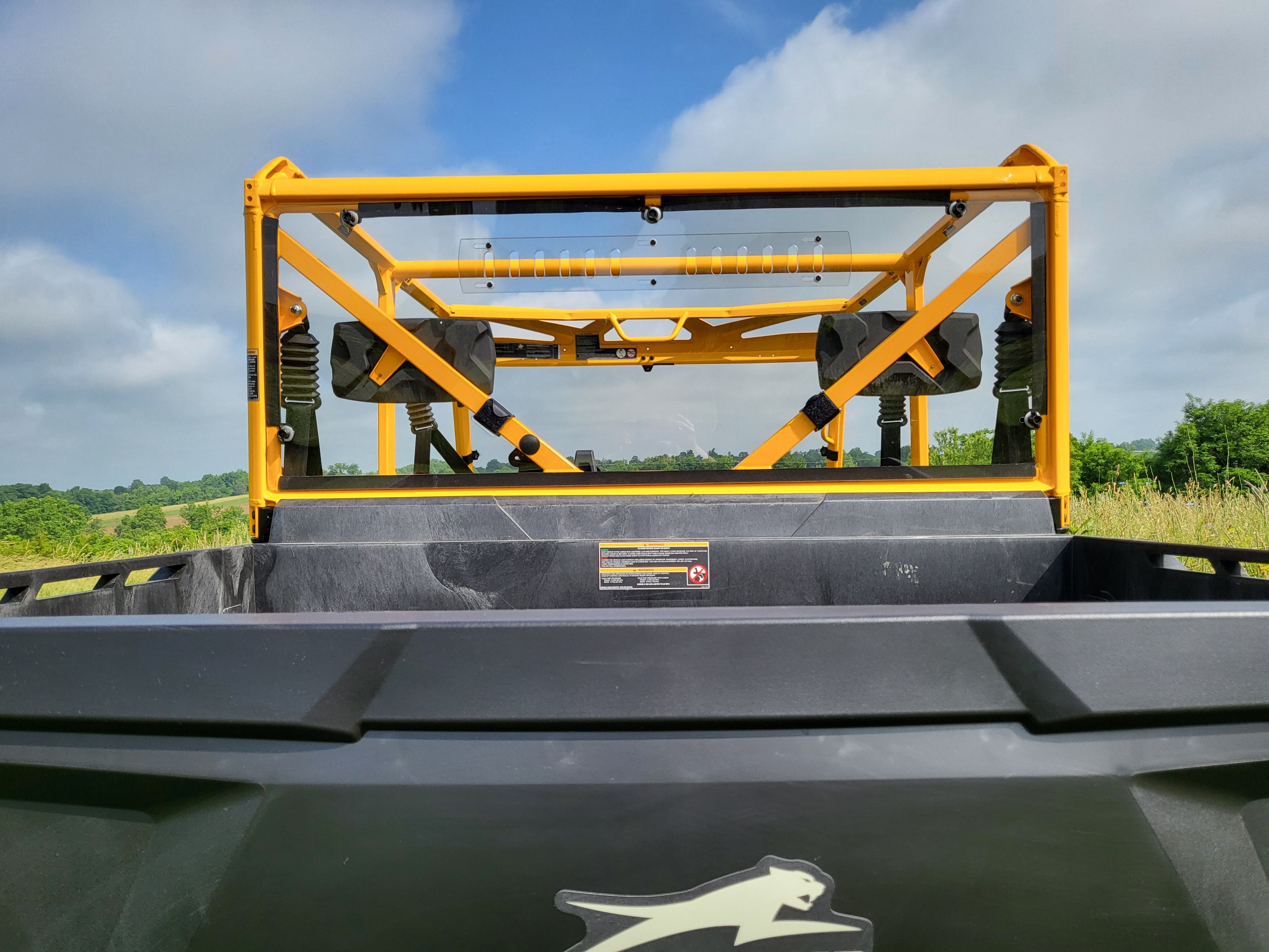 Arctic Cat Prowler PRO Crew - Lexan Back Panel with Vent Option