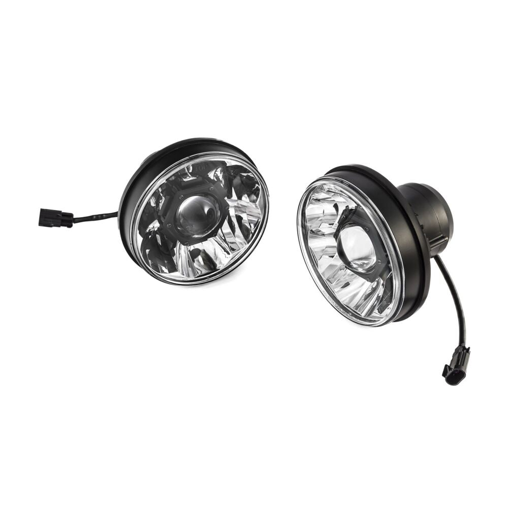 7" Gravity® LED Pro DOT Headlight - Driving Beam - Pair - Universal / 07-18 Jeep JK - # 42341