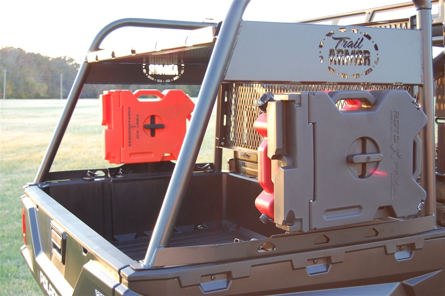 Trail Armor TA RotopaX Mount Fits all years Ranger 400, 500, 700, 800, EV, 800 Midsize, 570 Midsize, 500 Crew Midsize, 800 Crew, 6x6, 900, 900 Crew, XP 1000, XP 1000 Crew, XP Kinetic, General, General 4, General XP and General XP 4