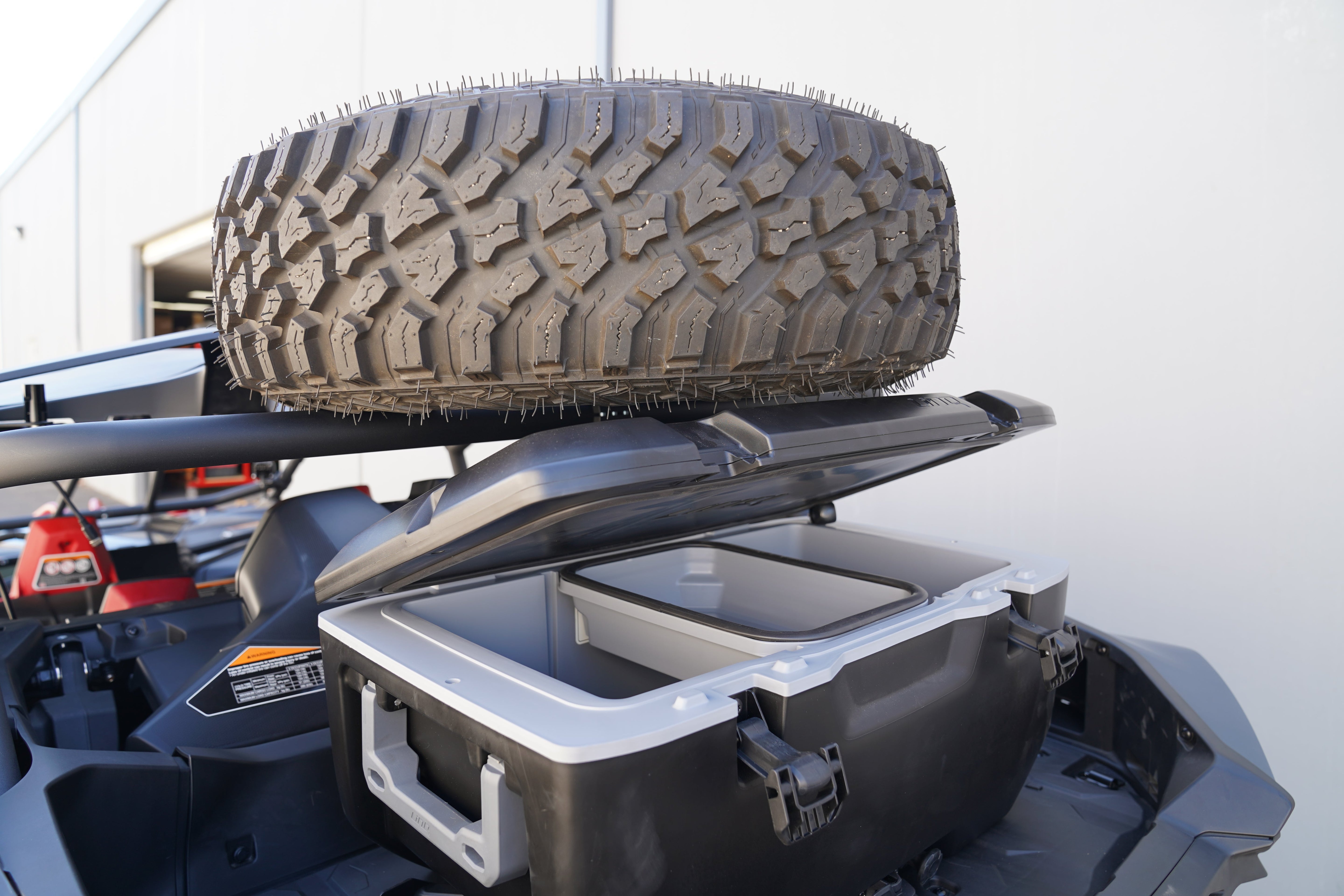 Can-Am Maverick R Max Mid-Height Dual Clamp Spare Tire Mount