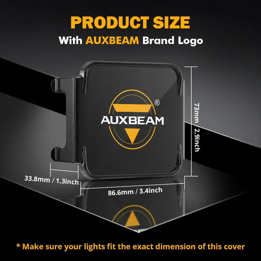 FA Series 3 Inch LED Driving Light Black Cover Light Shield Cover
