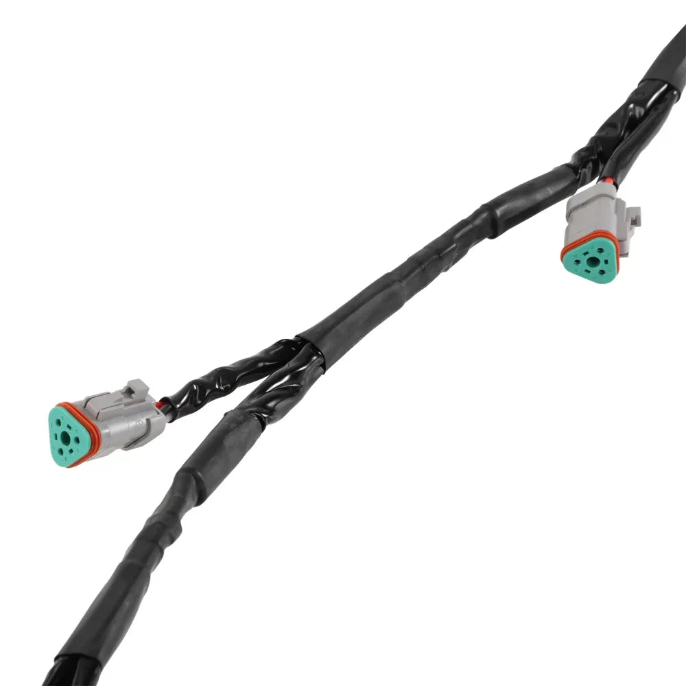 Color Play Series RGB Version 6-LED Pod Light Power Wiring Harness Kit with 3 PIN DT Plug