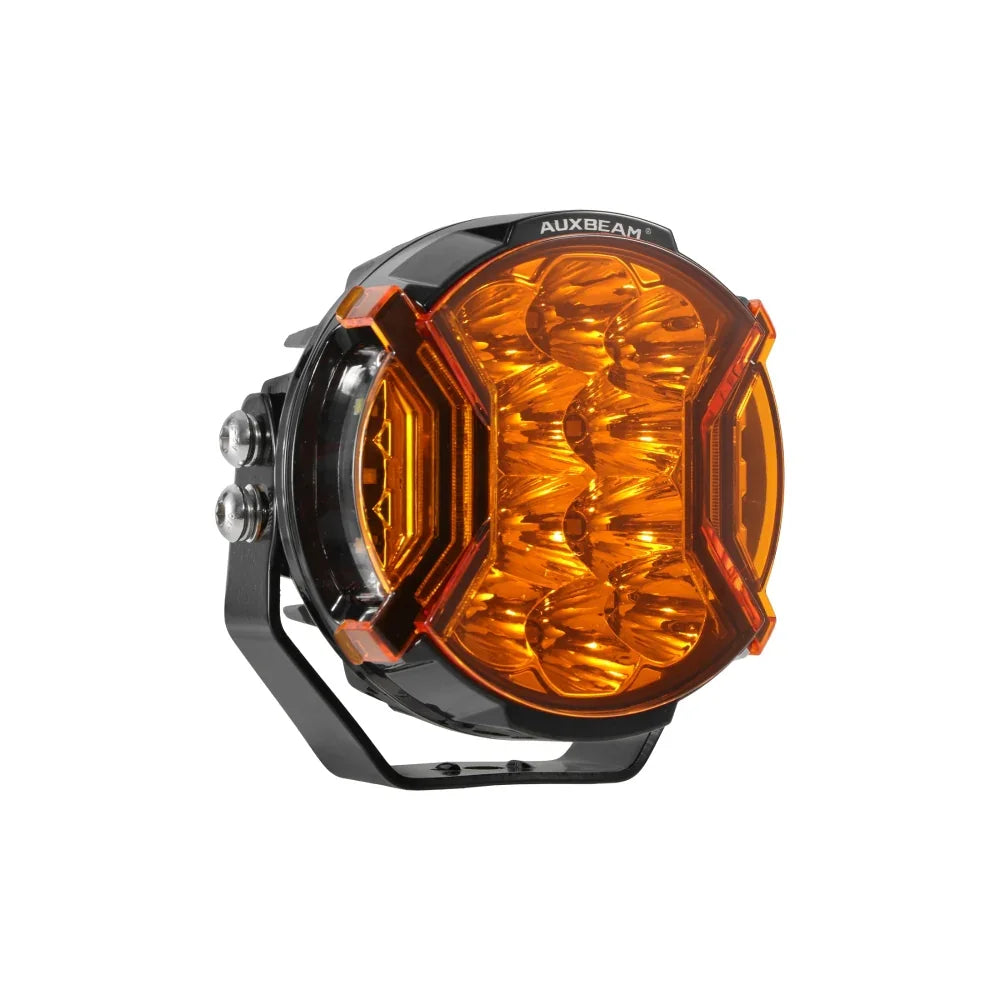 V-ULTRA Series 3/5/7/9 Inch LED Pod Lights Dark Amber Cover Light Shield Cover