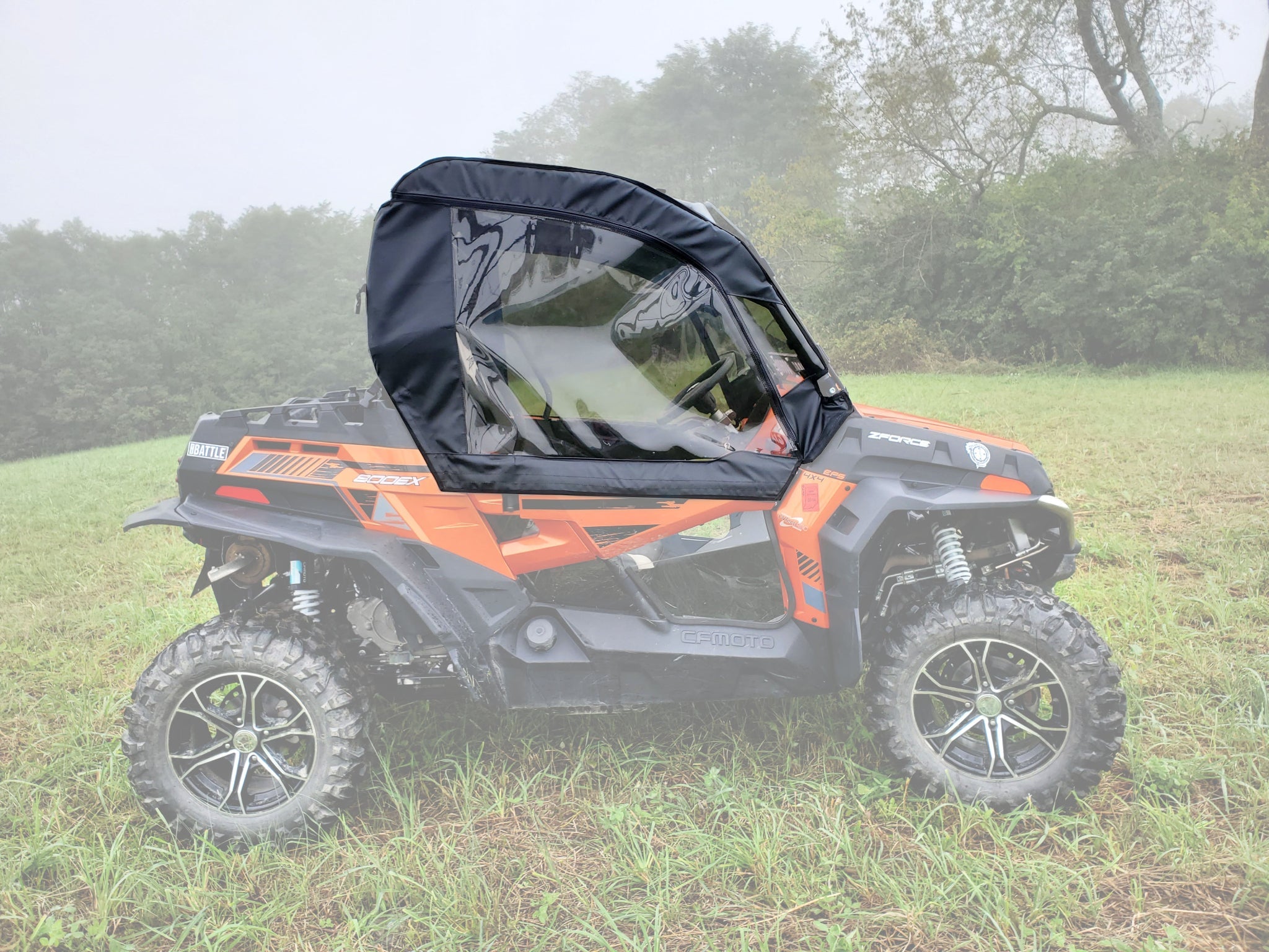 CFMoto ZForce 500/800/1000 - Full Cab Enclosure for Hard Windshield (Half Doors)