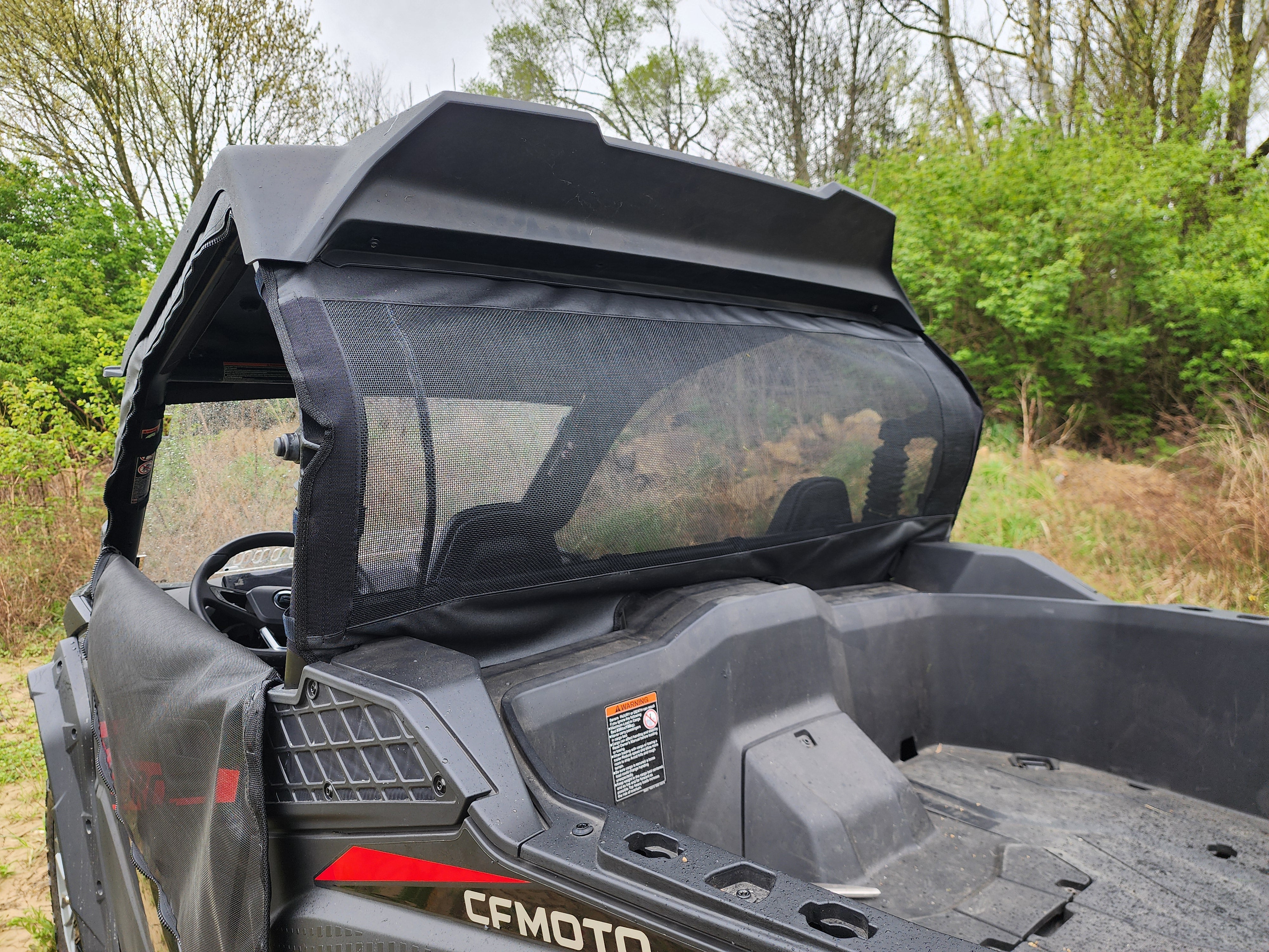 CFMoto ZForce Sport 4 - Rear Panel with Mesh Windows