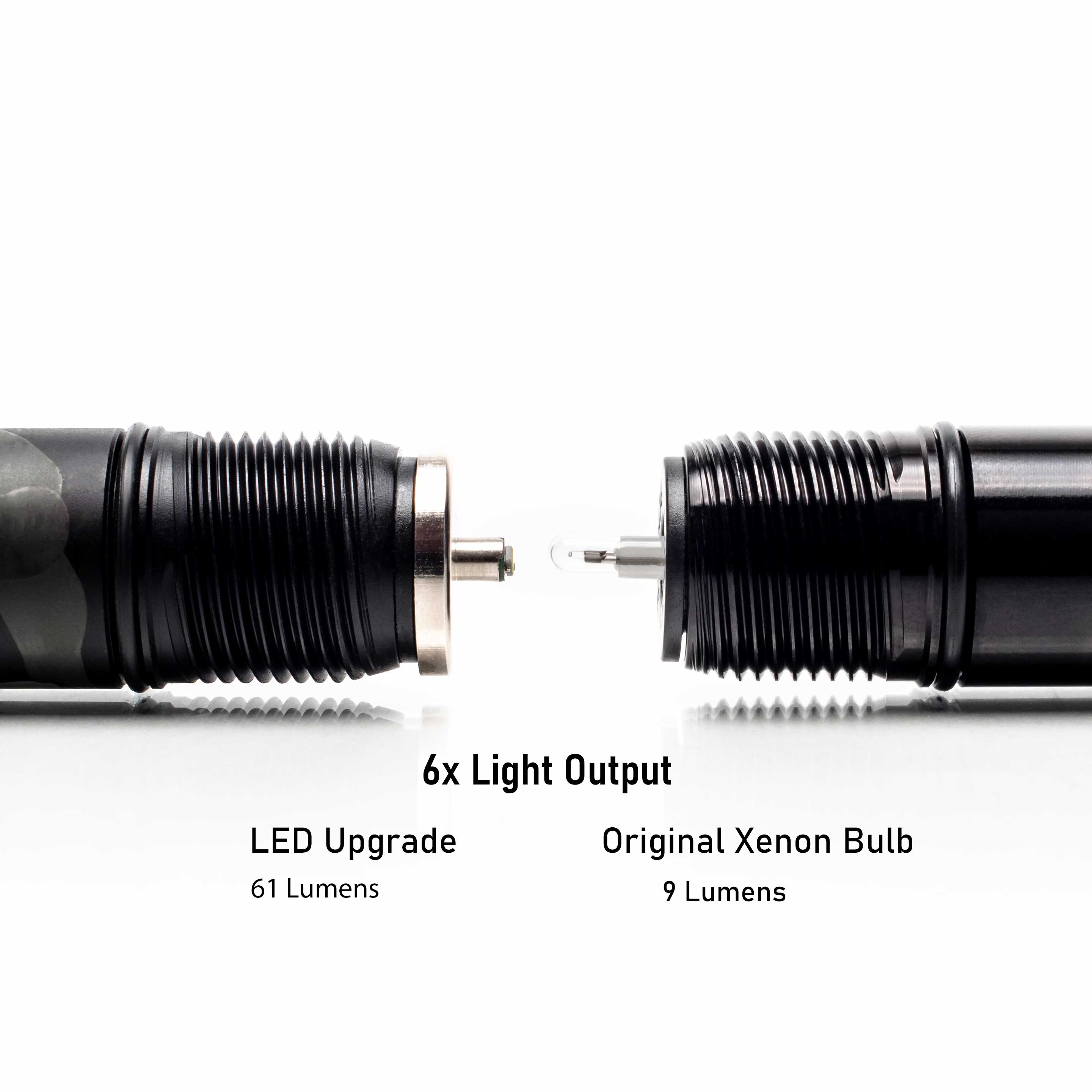 61 Lumen 2 AAA Mini Maglight LED Upgrade Conversion