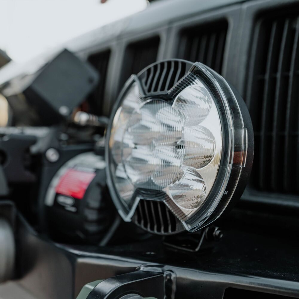 SlimLite® 6" Light Shield - SAE Driving Beam - Clear - # 5120