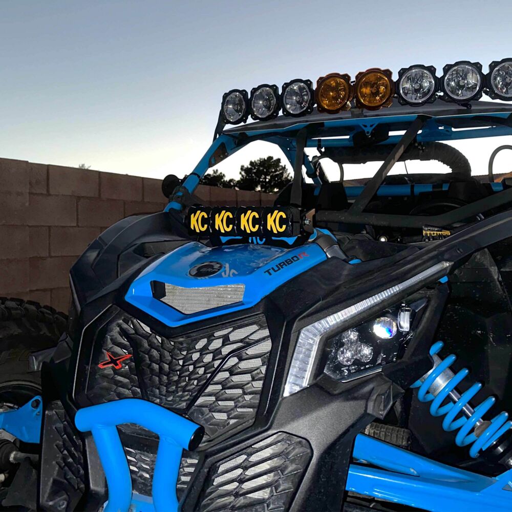 Light Bar Mount for 10" FLEX ERA® LED Light Bar - Shock Tower - 2017-2024 Can-Am Maverick X3 - # 73441