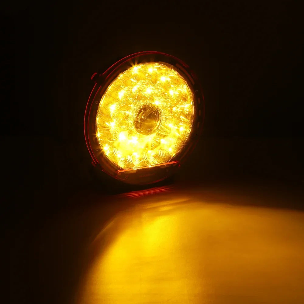 360 PRO/RAY-L Series 7/9 Inch LED Driving Lights Dark Amber Cover Light Shield Cover