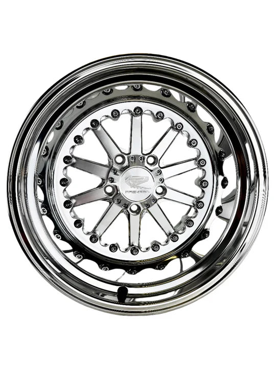Element - FF Forged Polished Silver RZR PRO R 5X4.5