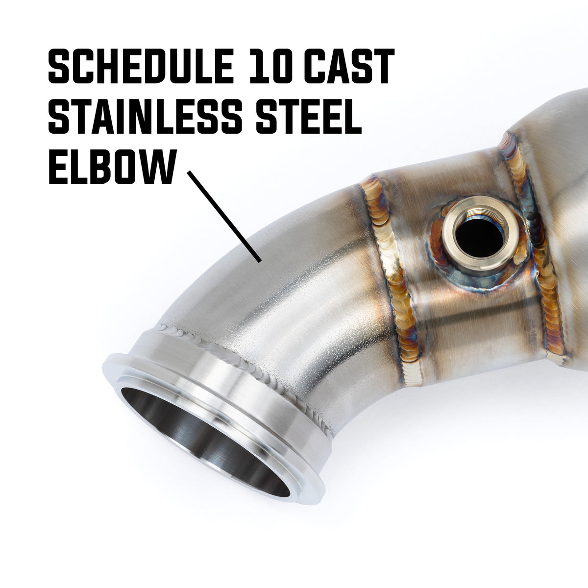 Evolution Powersports - Exhaust - EVP Racing 3 Inch Down Pipe with Bullet Muffler for Can-Am Maverick R