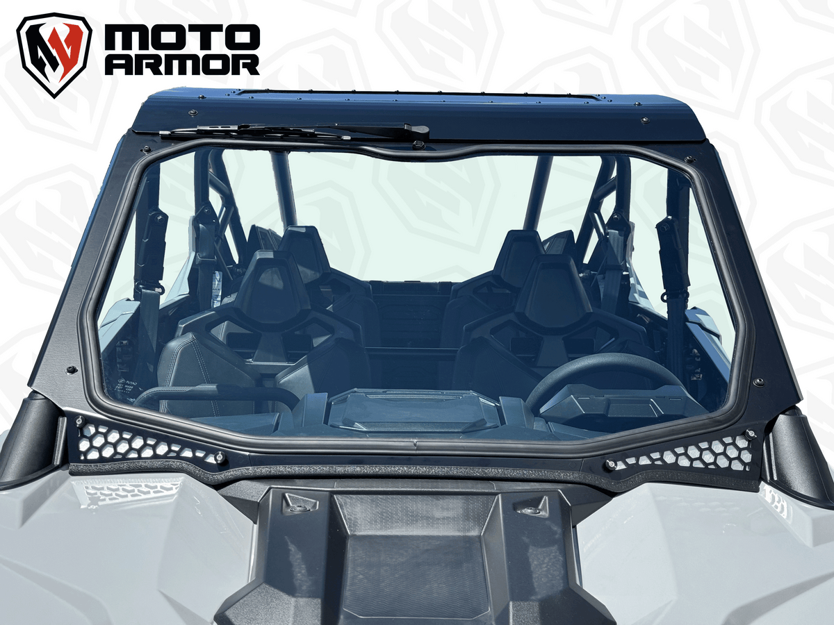 Moto Armor RZR PRO Max Visibility Full Glass Windshield