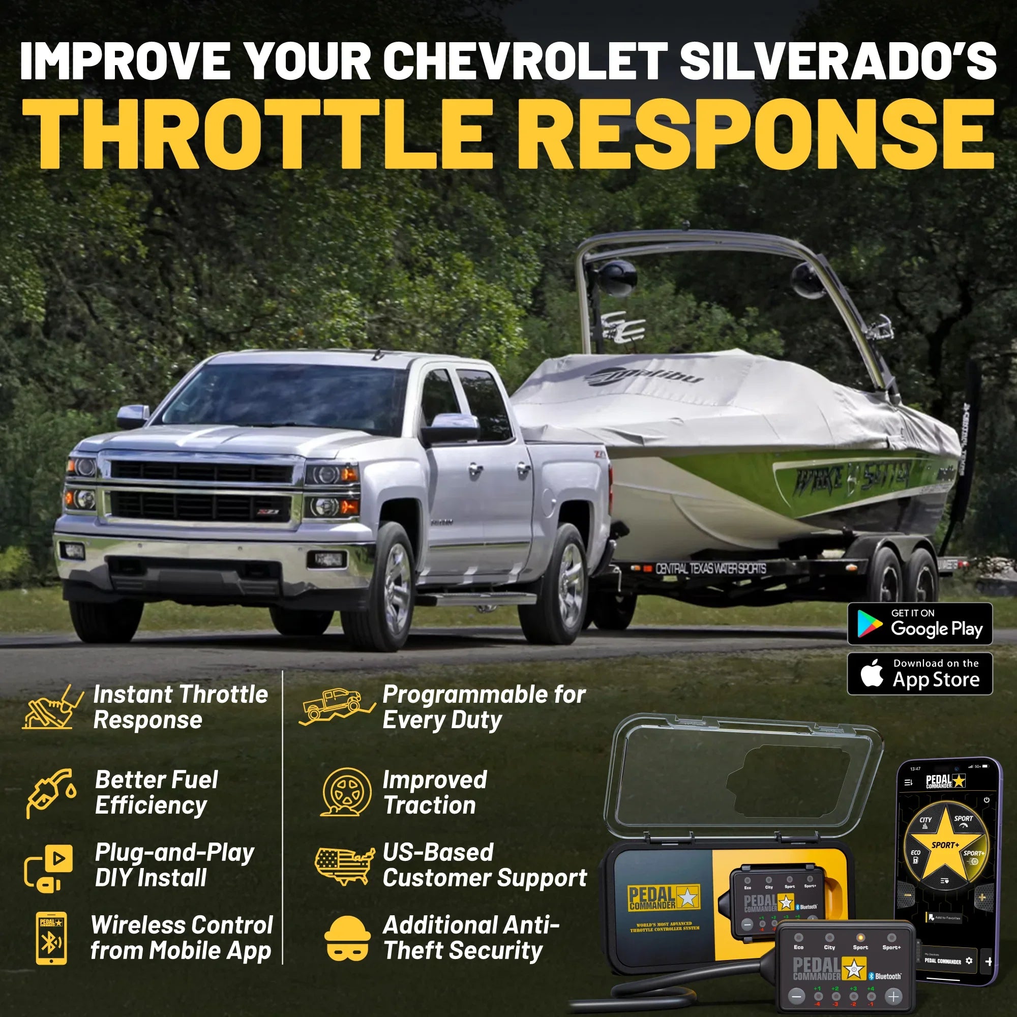 Pedal Commander for Chevrolet Silverado 1500