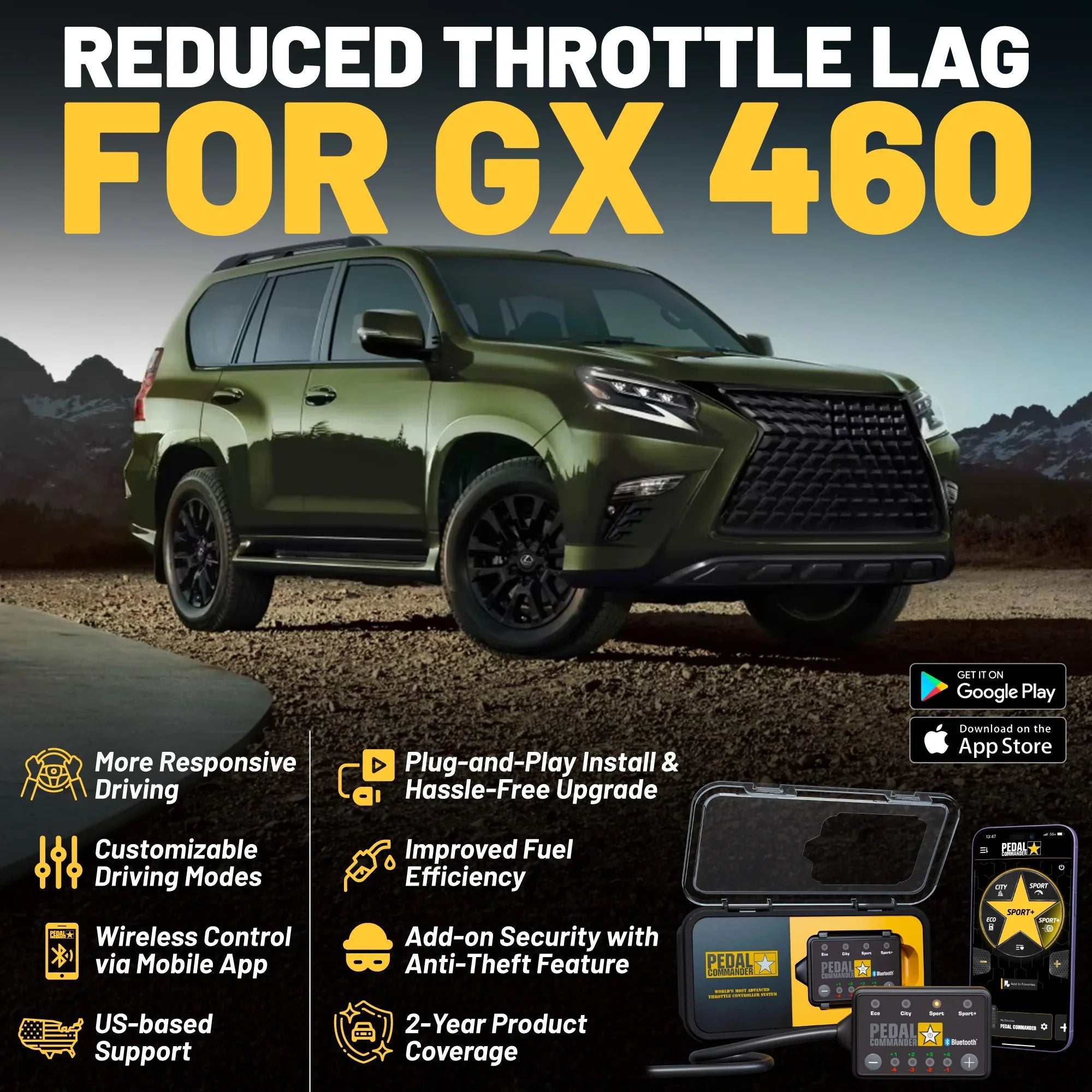 Pedal Commander for Lexus GX