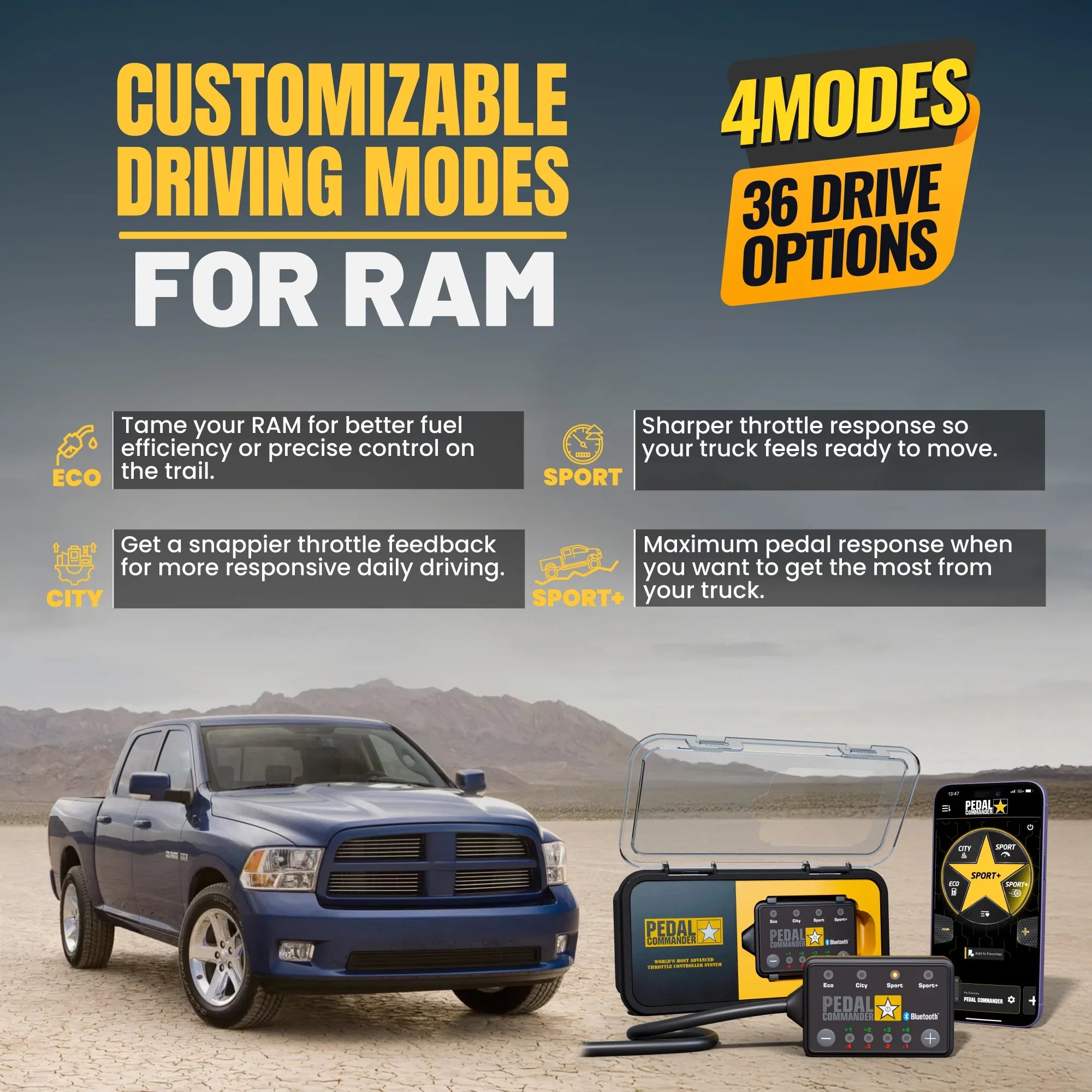 Pedal Commander for Dodge RAM