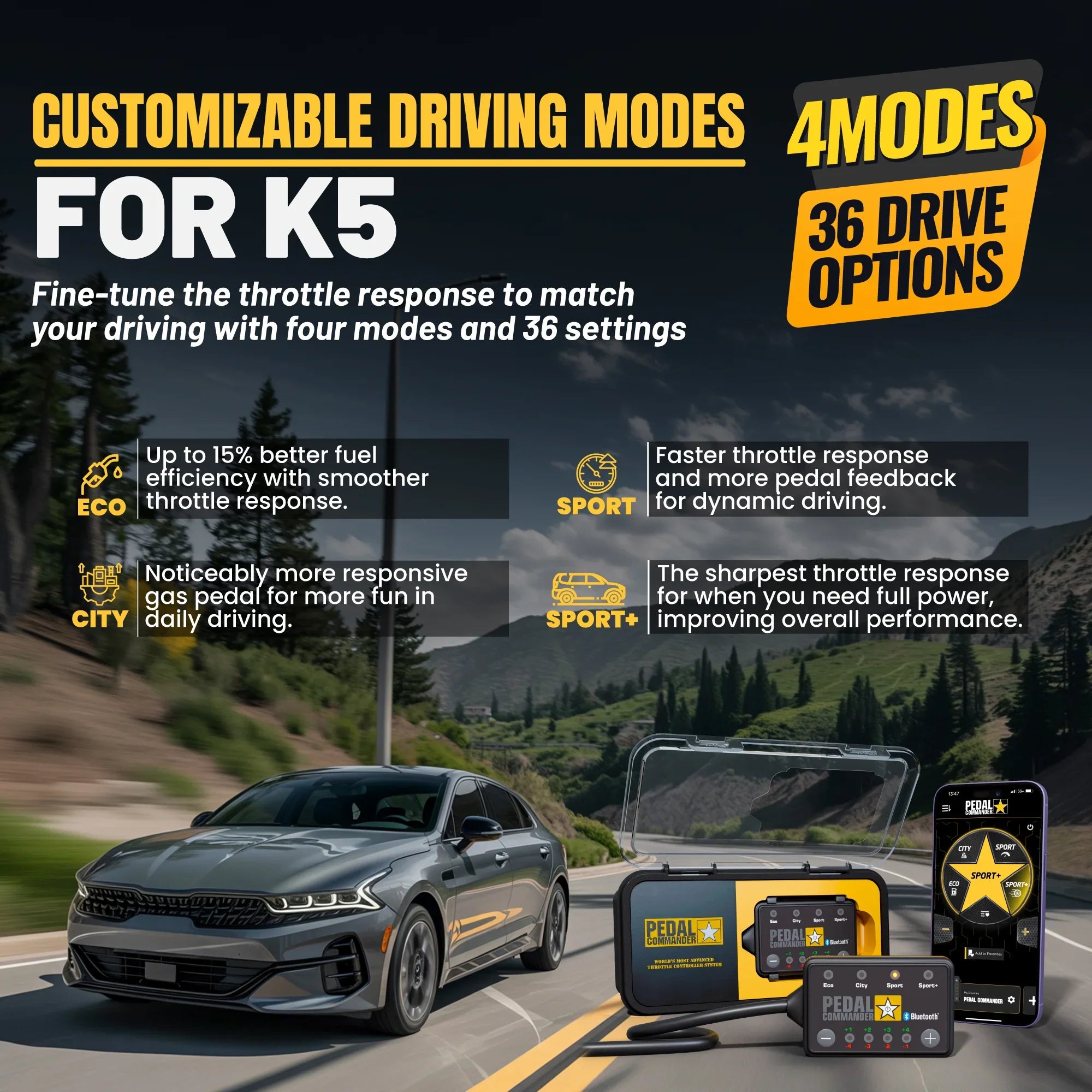 Pedal Commander for Kia K5