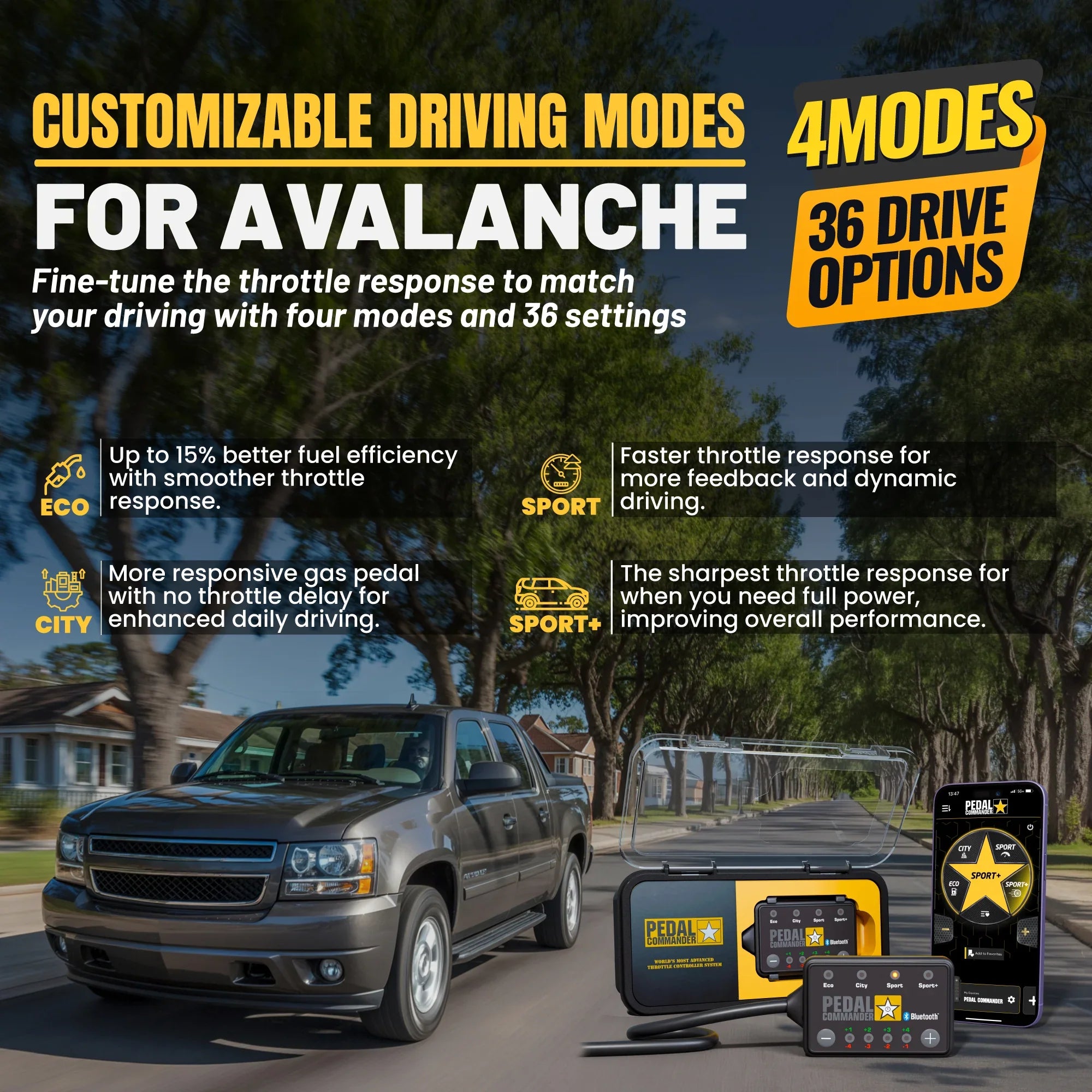 Pedal Commander for Chevrolet Avalanche