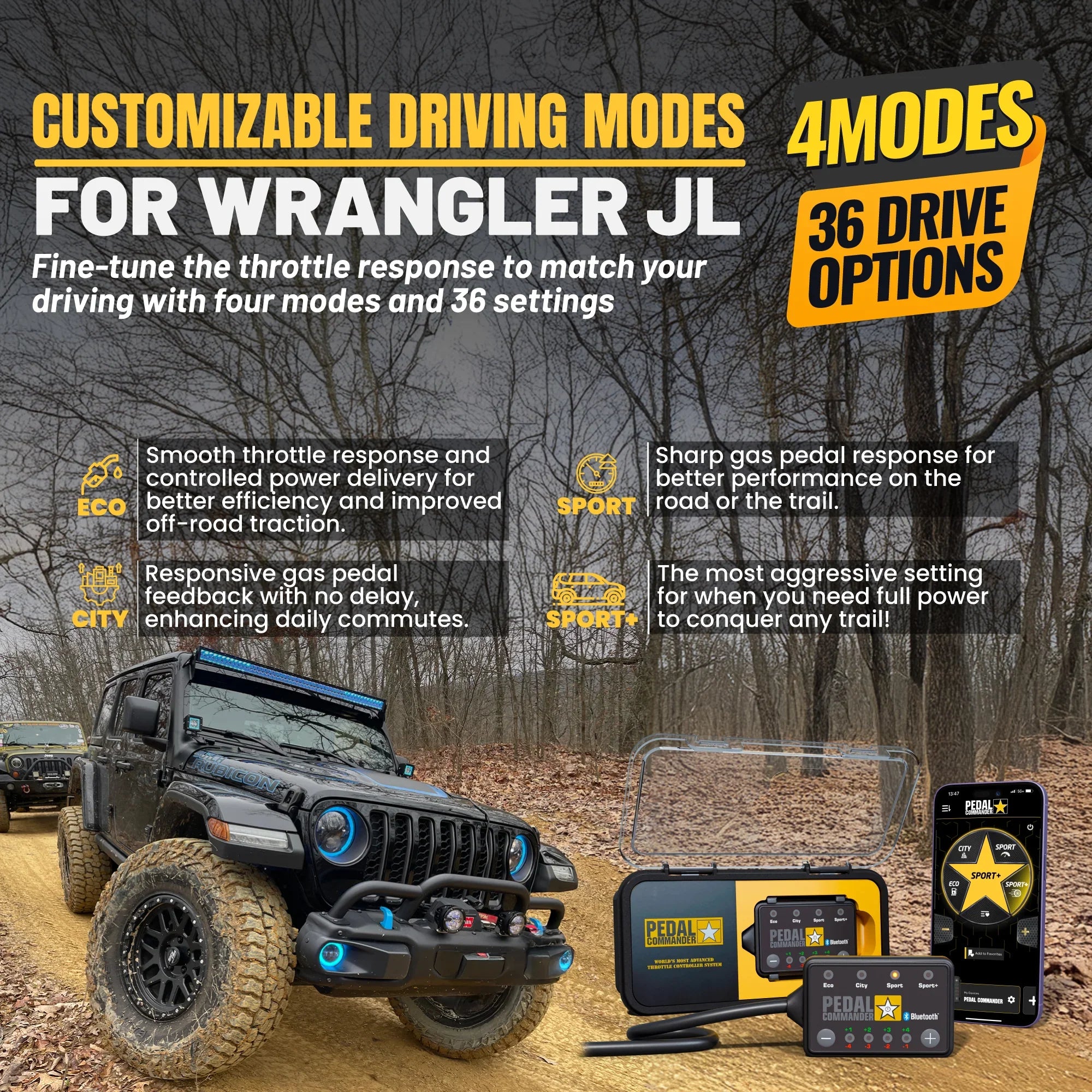 Pedal Commander for Jeep Wrangler