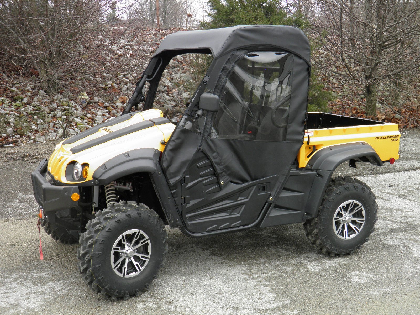 HiSun 500/700 - Full Cab Enclosure for Hard Windshield (Half Doors)