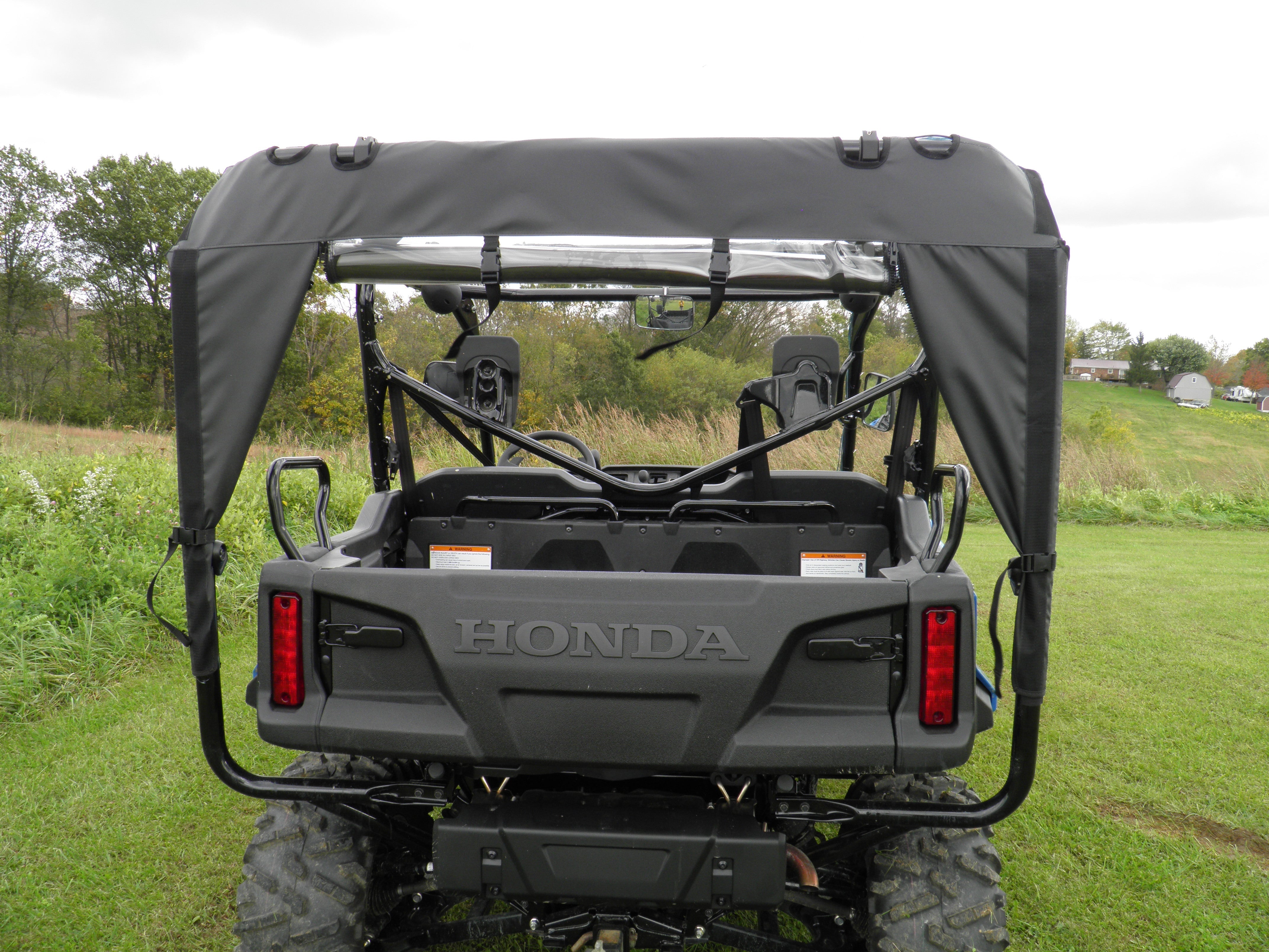 Honda Pioneer 1000-5 - Full Cab Enclosure for Hard Windshield (Upper Doors/Rear Panel/Center Panel/Soft Top)