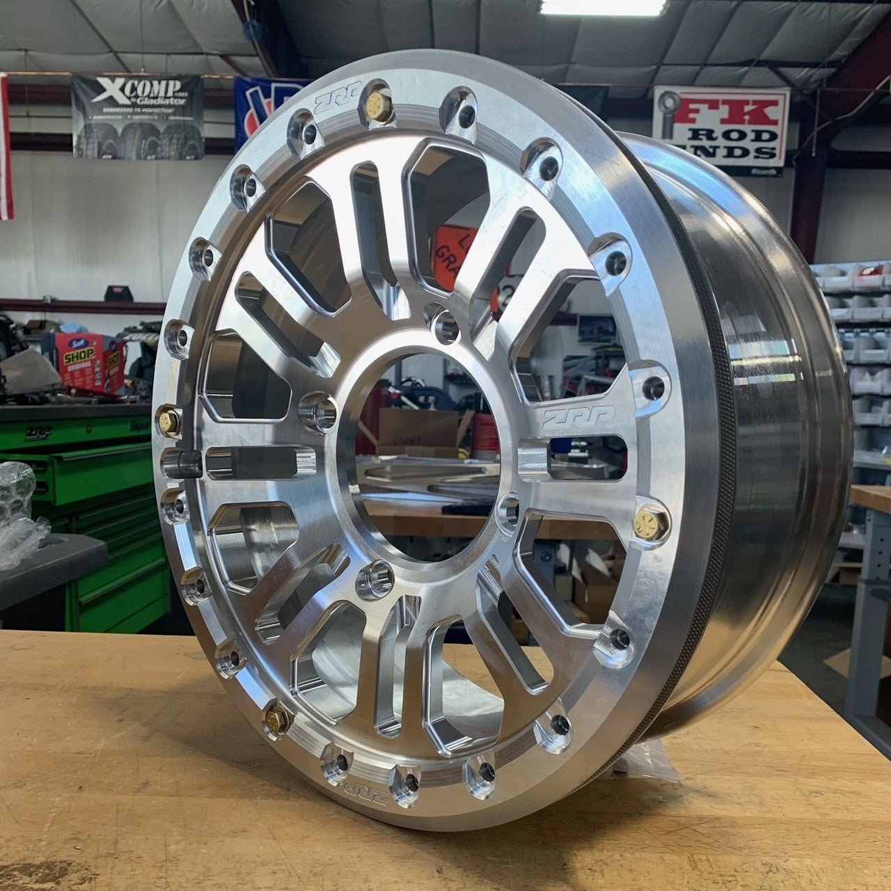 ZRP APEX Forged Beadlock Wheel 15"x5.5" Can Am 4x137 Bolt Pattern