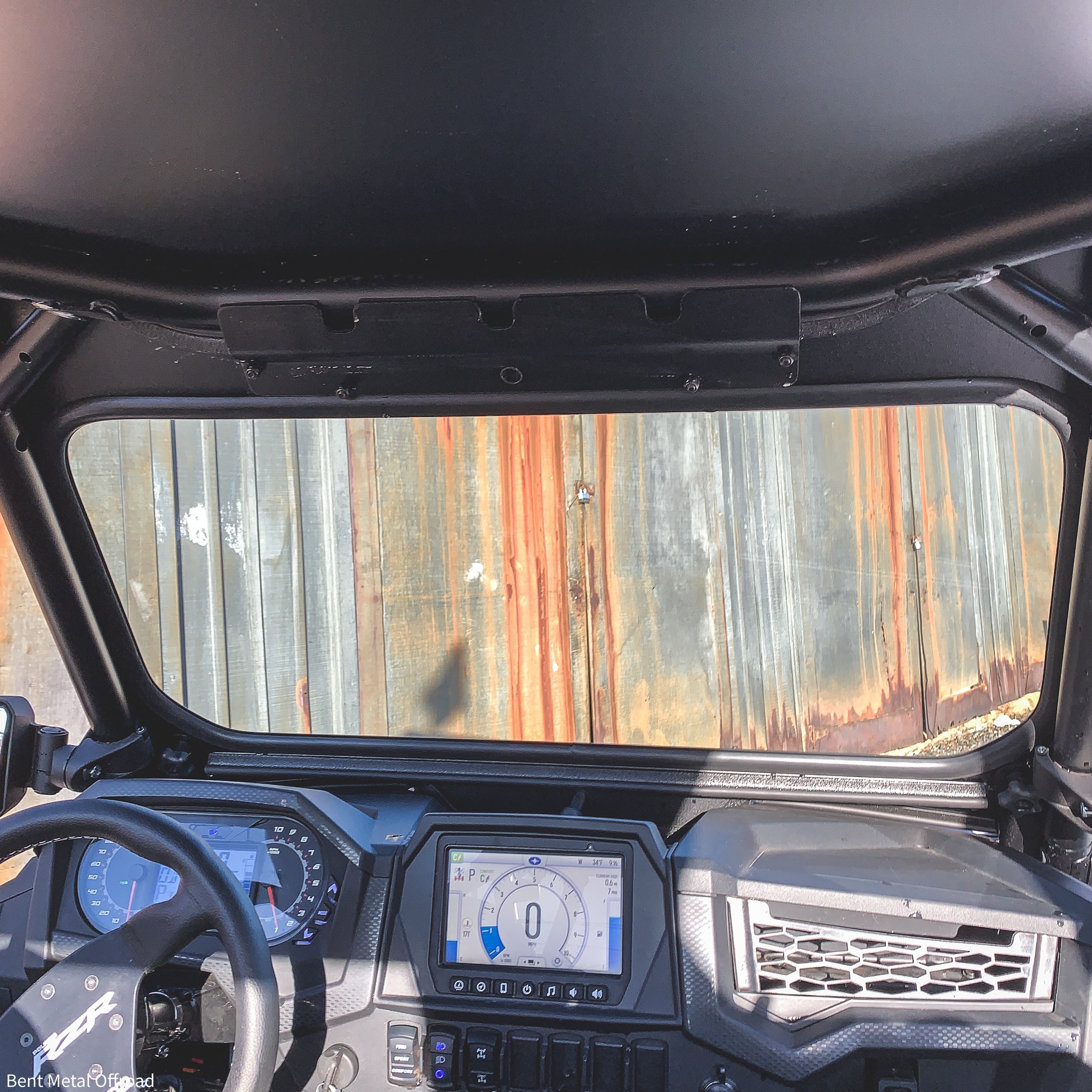 Polaris RZR Turbo S Vented Glass Windshield