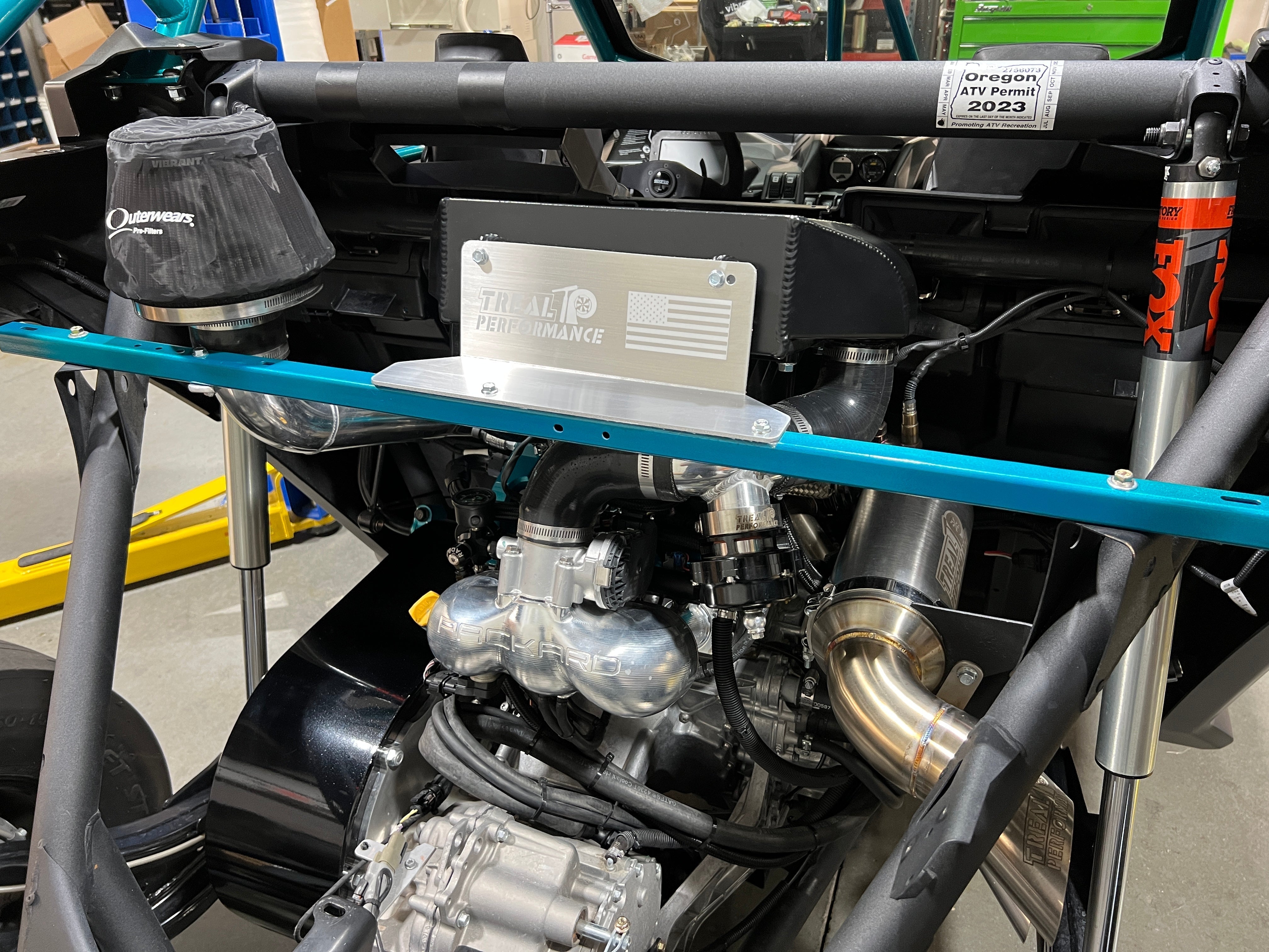 Treal Performance | 2017-2025 Can-Am X3 Bed Delete Intercooler Mount Brackets