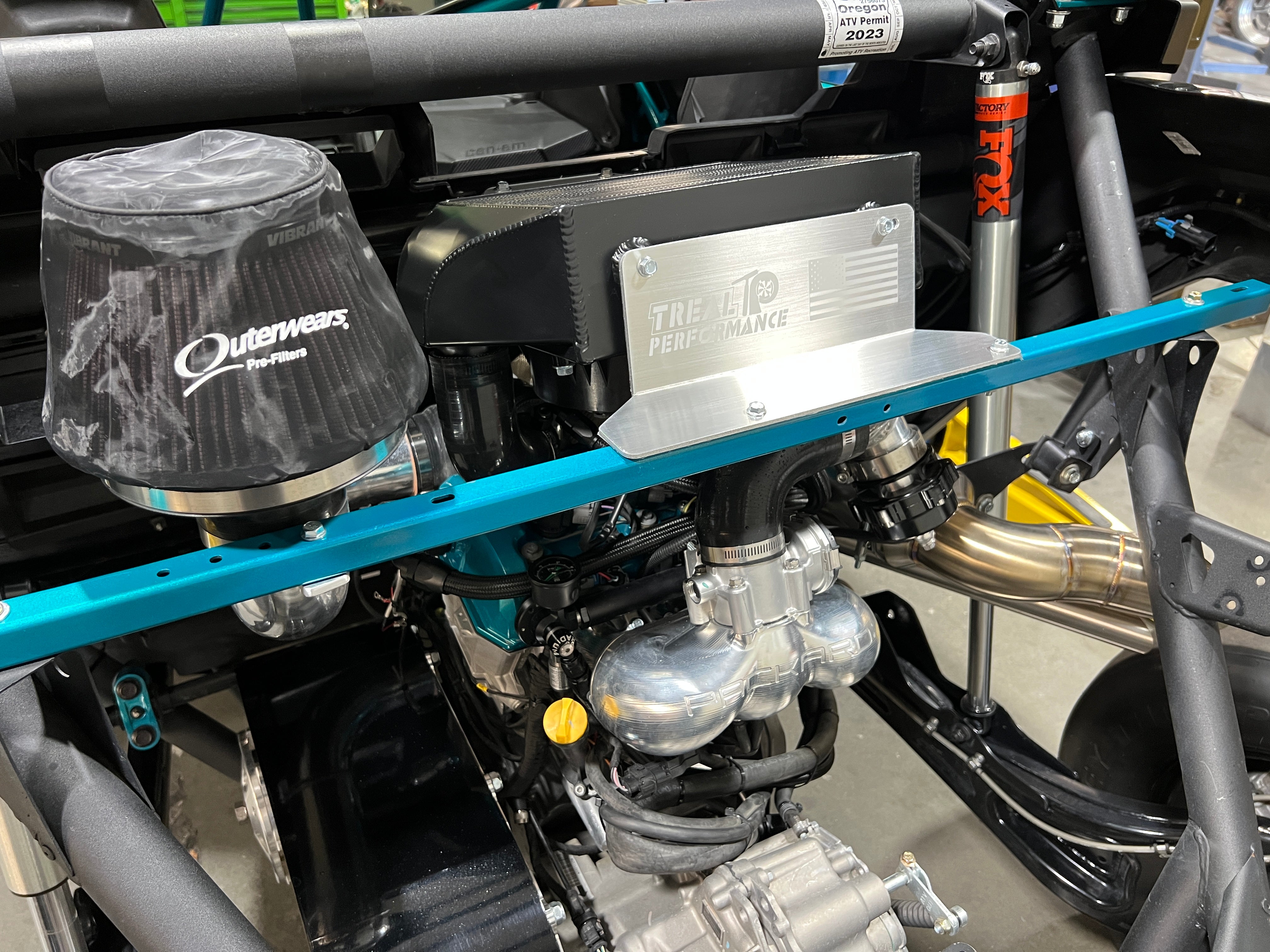 Treal Performance | 2017-2026 Can-Am X3 Bed Delete Intercooler Mount Brackets