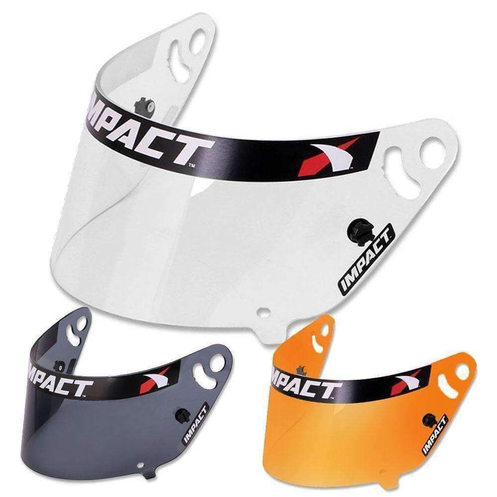 Impact Racing Helmet Shields - Dark Smoke