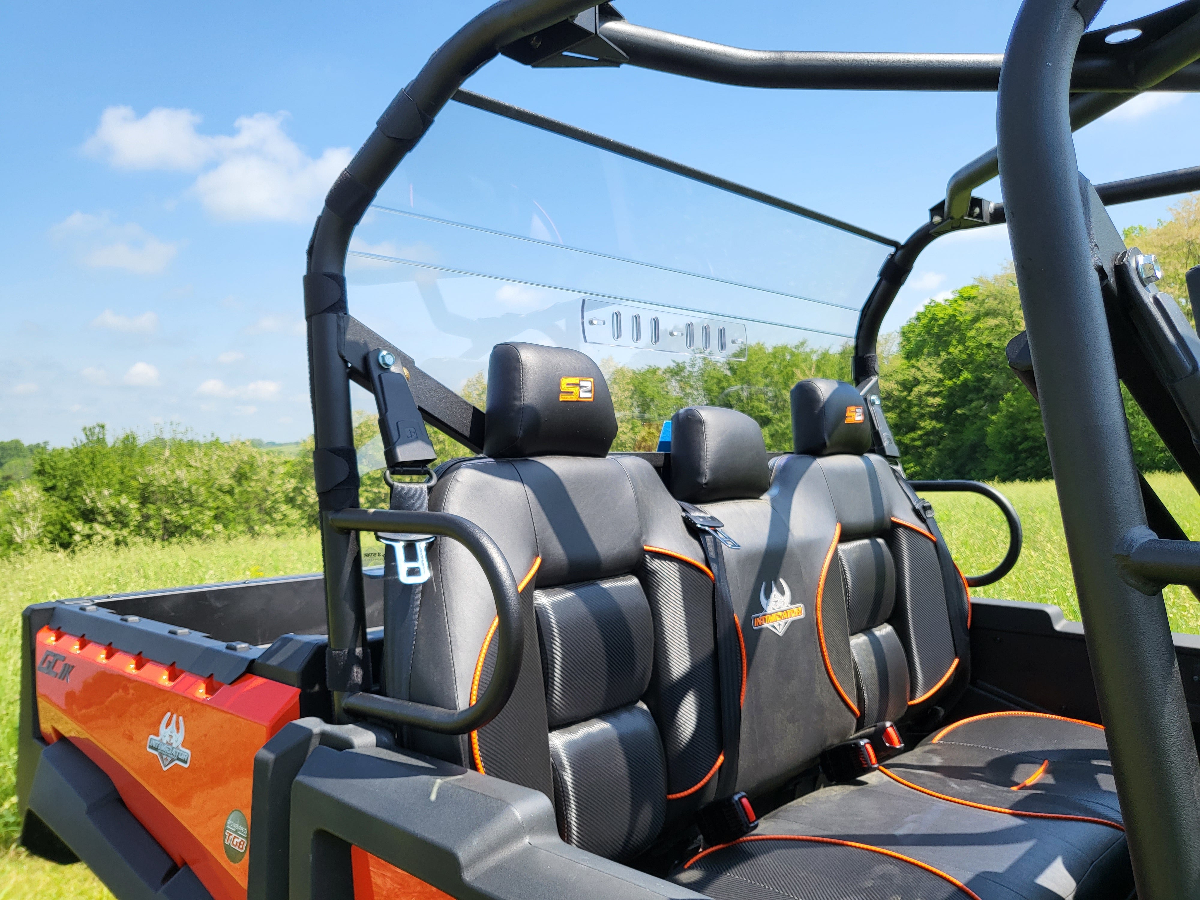 Intimidator GC1K 6-Seater - Lexan Back Panel w/Clamp and Vent Options