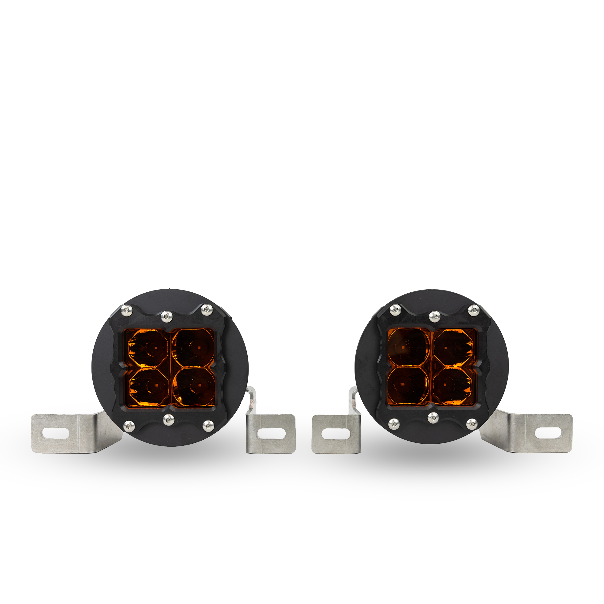 Jeep Wrangler Rubicon LED Fog Light Kit (2018-2020) - Steel Bumper