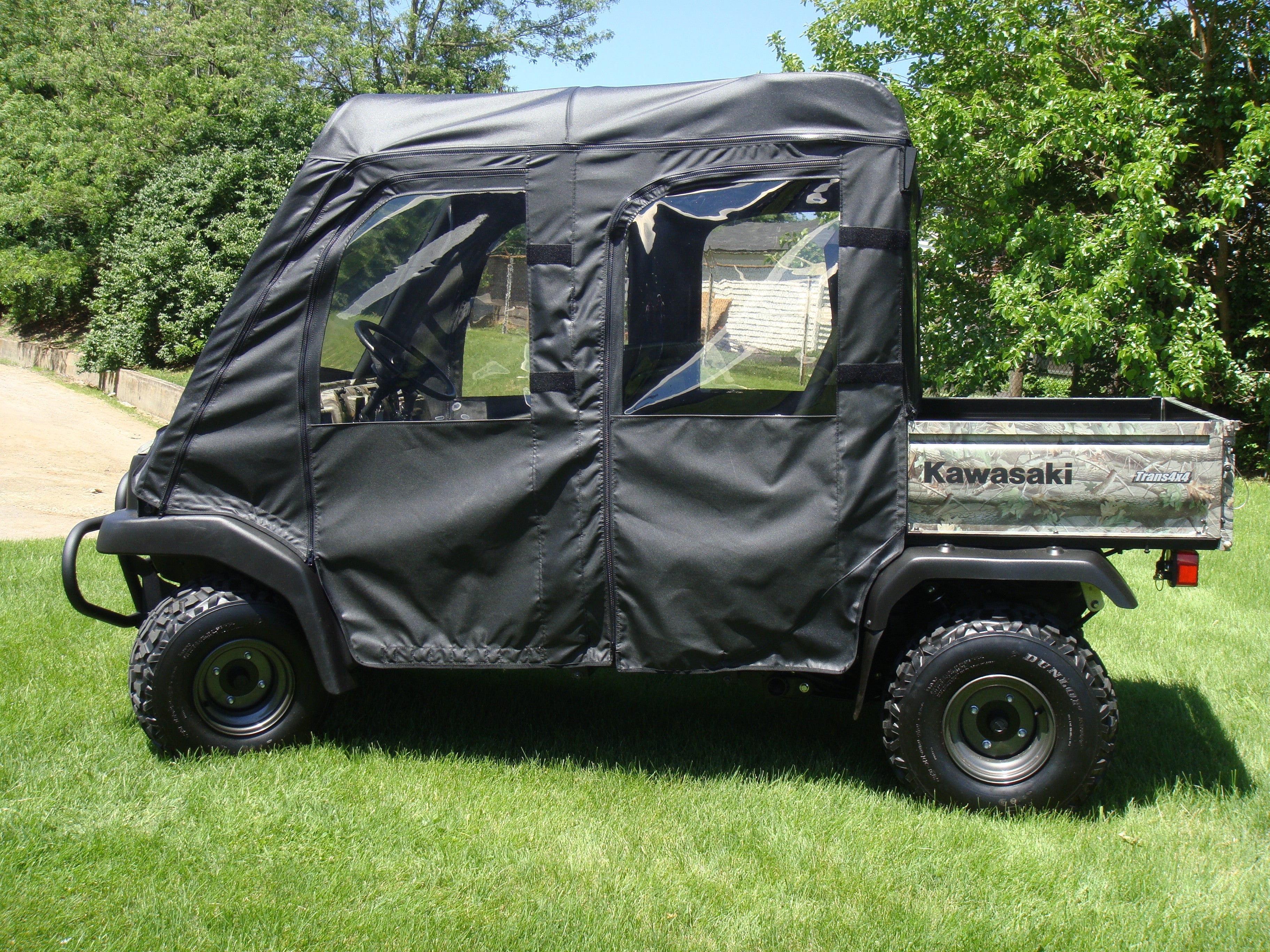 Kawasaki Mule 3000/3010 Trans - Full Cab Enclosure with Vinyl Windshield