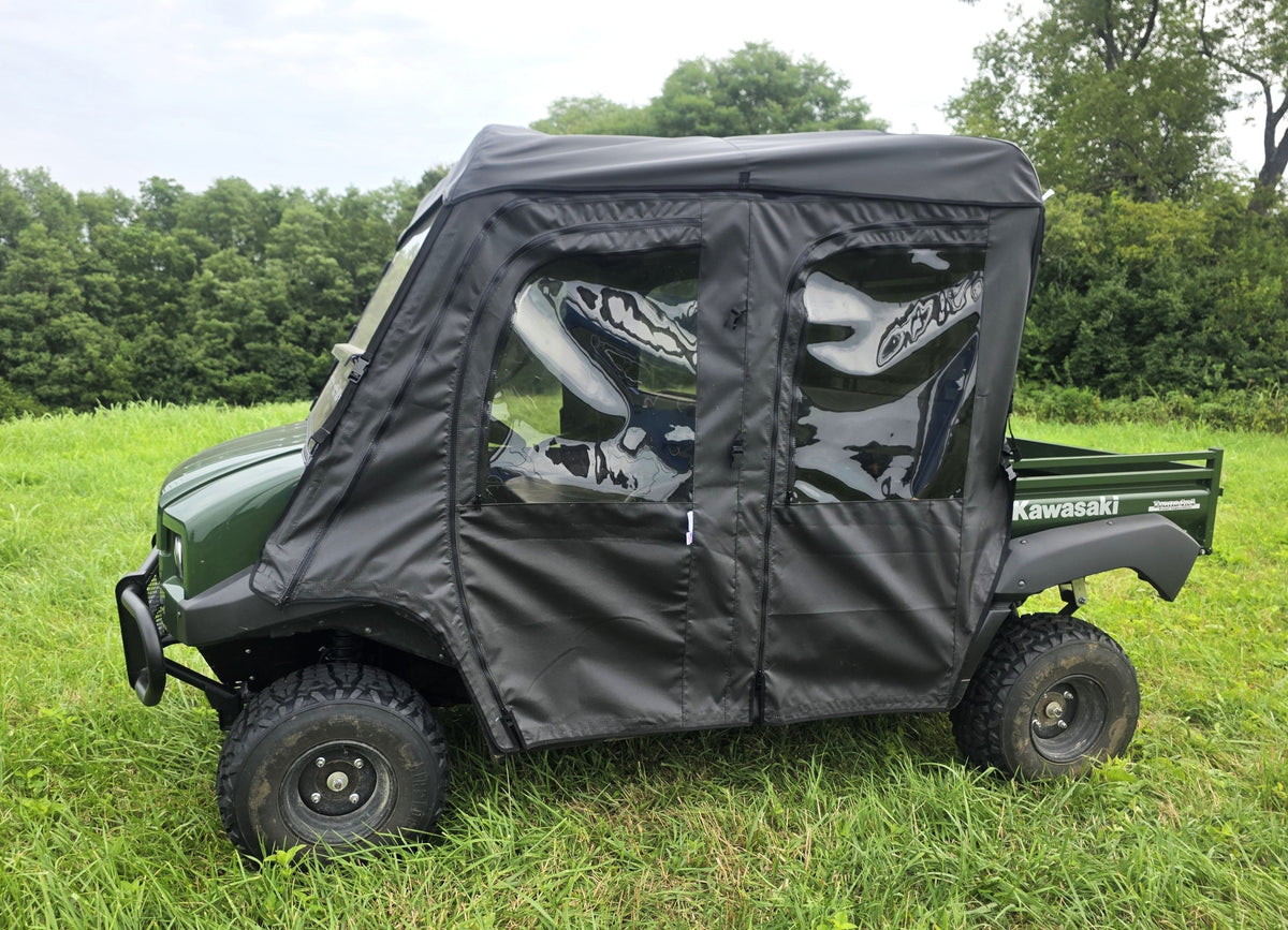 Kawasaki Mule 4000/4010 Trans - Full Cab Enclosure for Hard Windshield