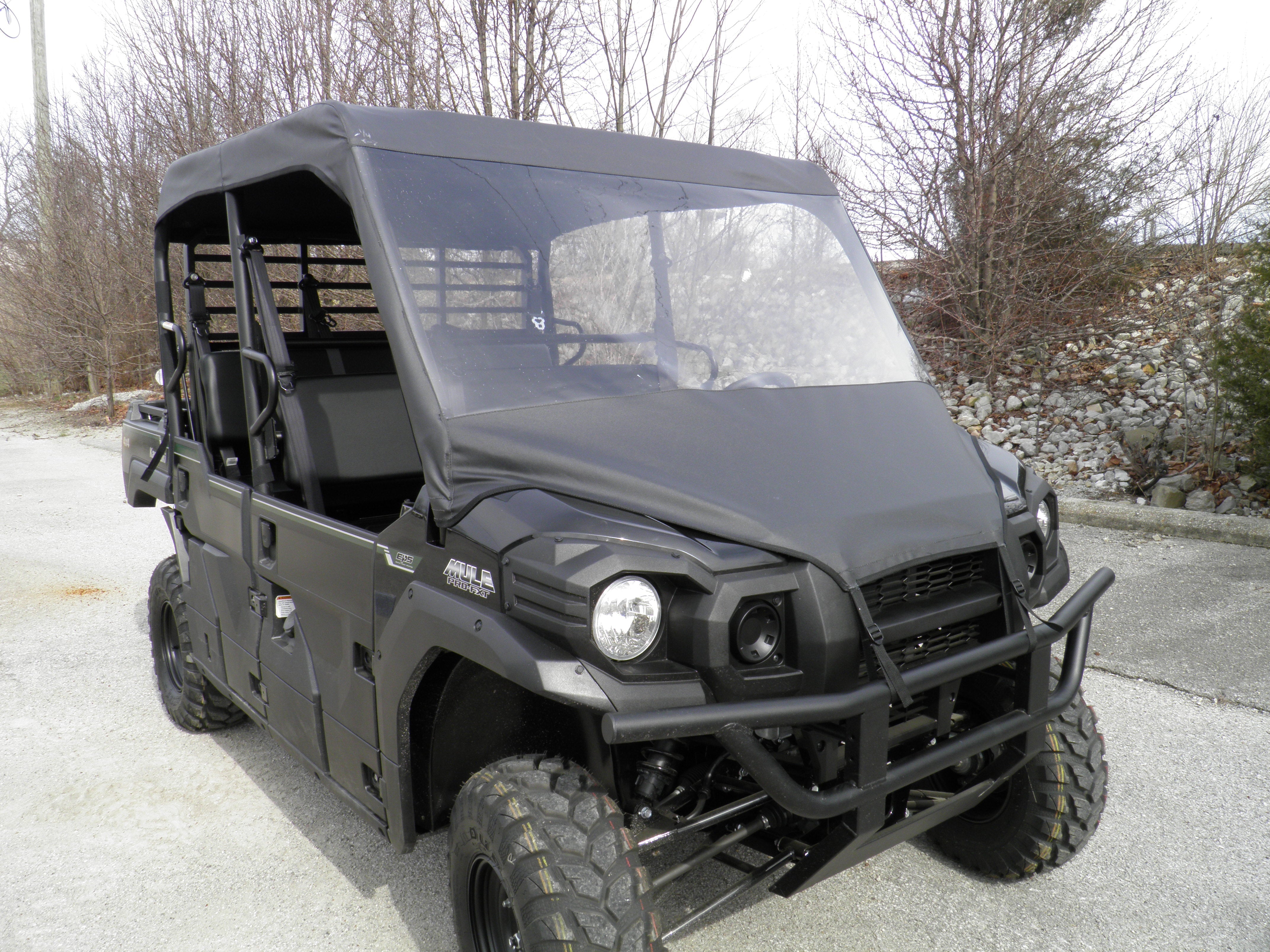 Kawasaki Pro FXT - Vinyl Windshield/Top/Rear Combo