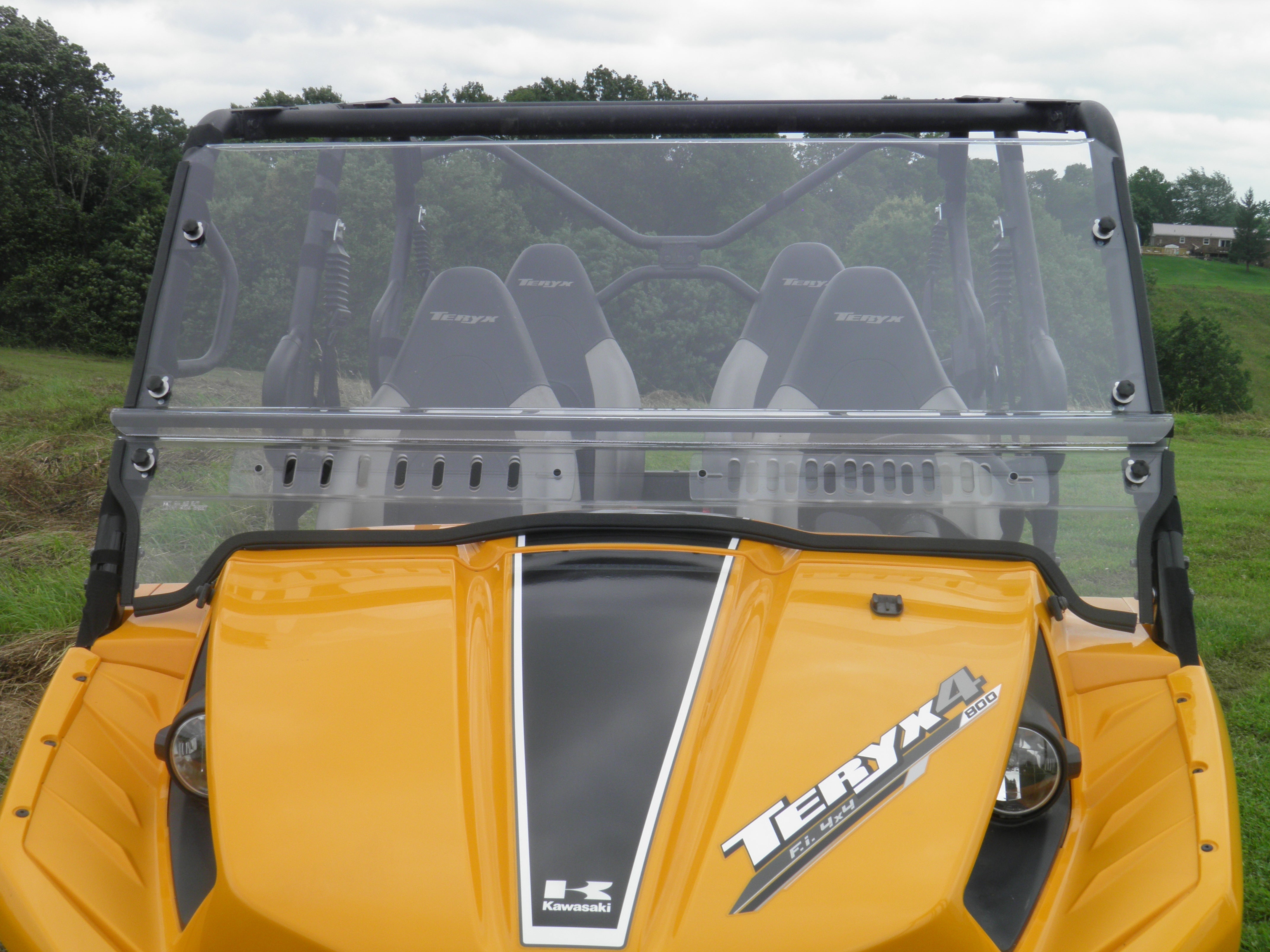 Kawasaki Teryx 4-Seater - 1 Pc Vented General-Purpose Windshield
