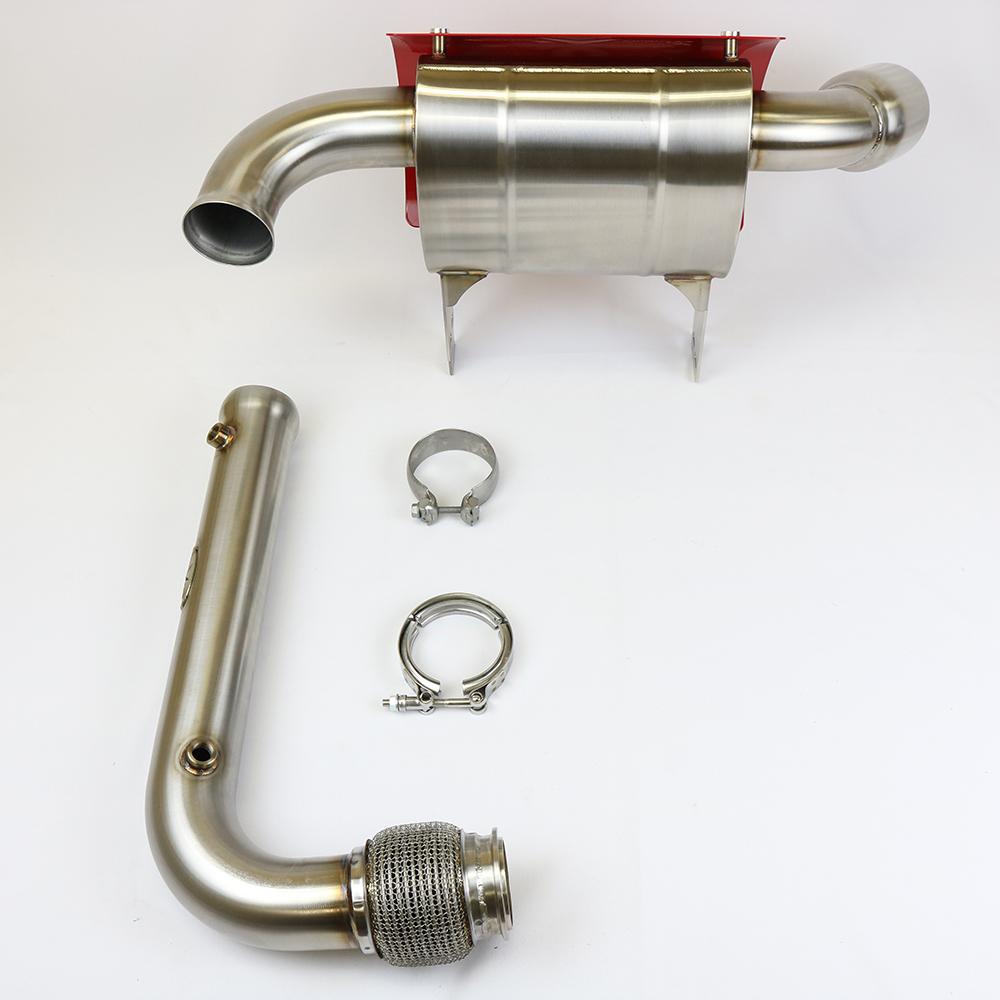 Evolution Powersports - Exhaust - Can Am Maverick X3 Magnus 3" Turbo Full Back Exhaust System