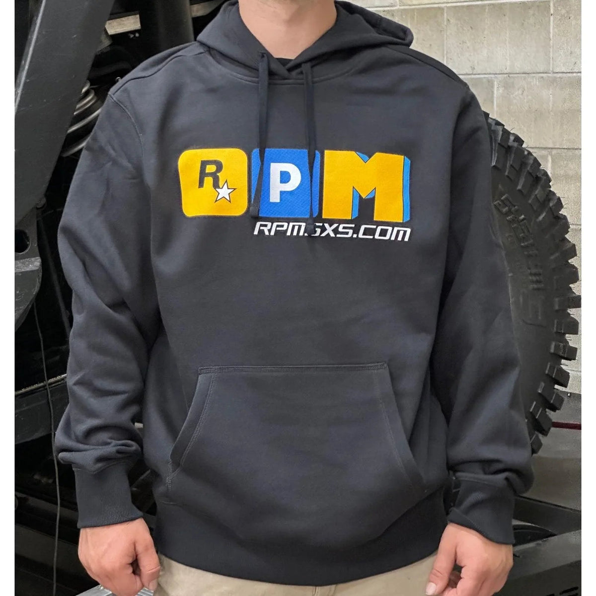 Rockstar Logo Hoodie Black - RPM SXS