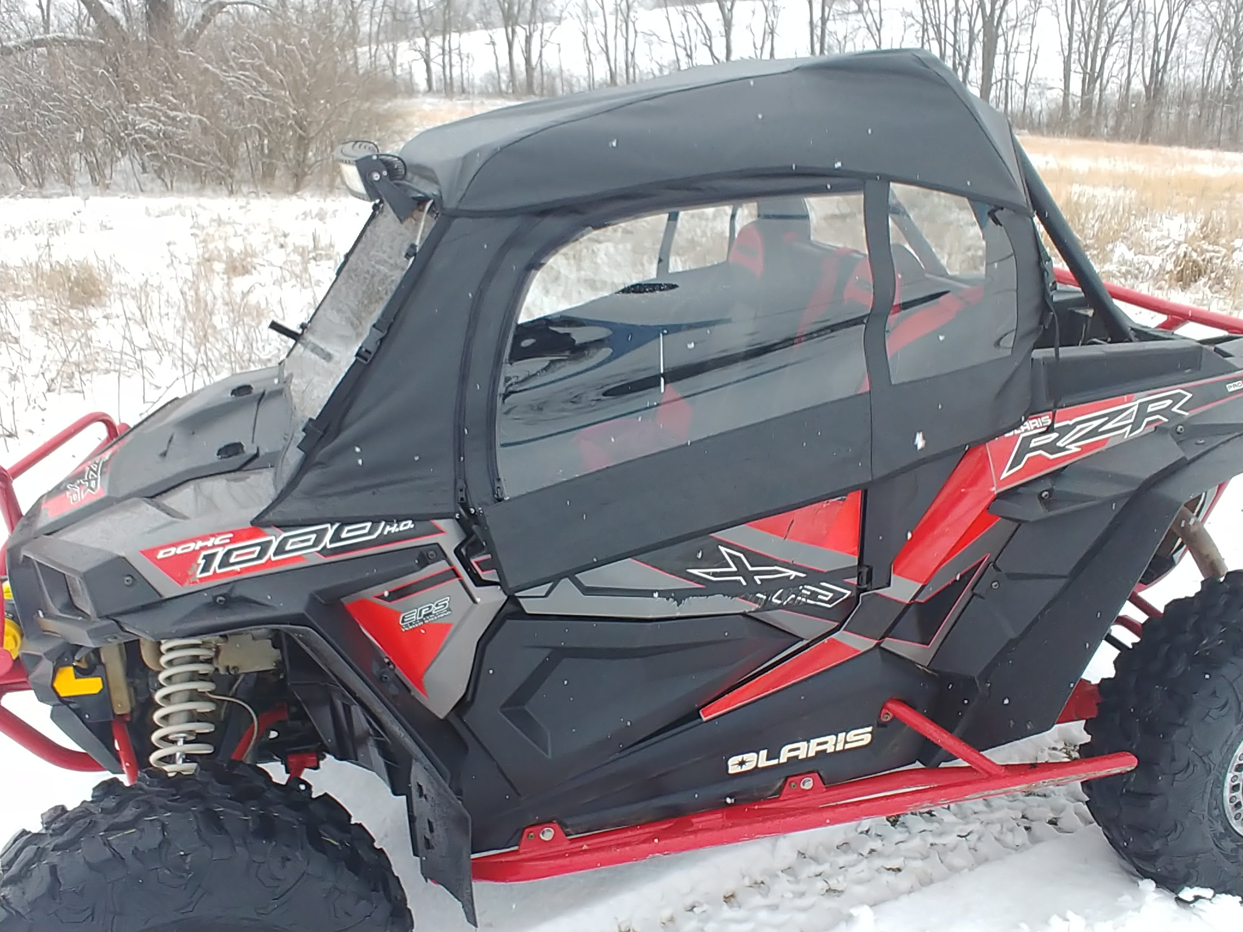 Polaris RZR 1000 - Full Cab Enclosure for Hard Windshield