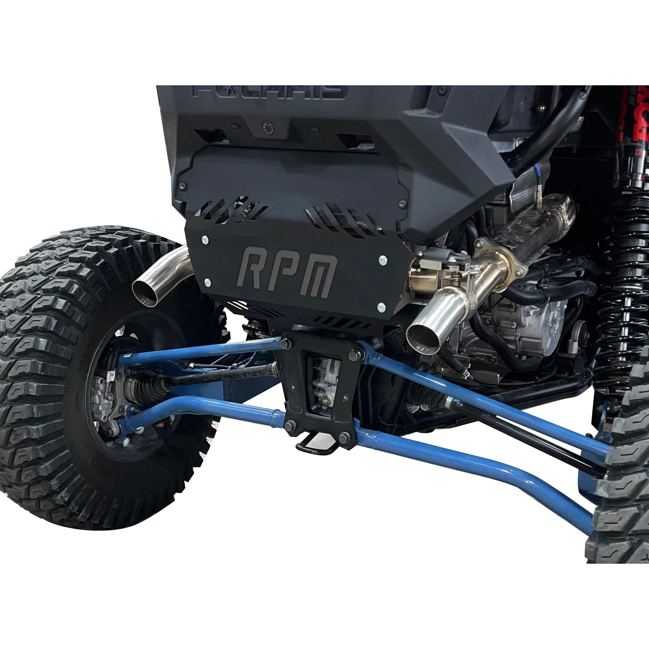 RPM SxS RZR PRO XP & Turbo R E-Valve Muffler - Dual Tip Captains Choice Exhaust - 2020-2024 PRO XP & TURBO R - RPM SXS