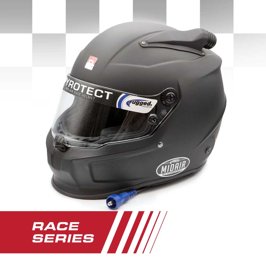 Pyrotect SA2025 MIDAIR RACE Helmet Wired OFFROAD - Small