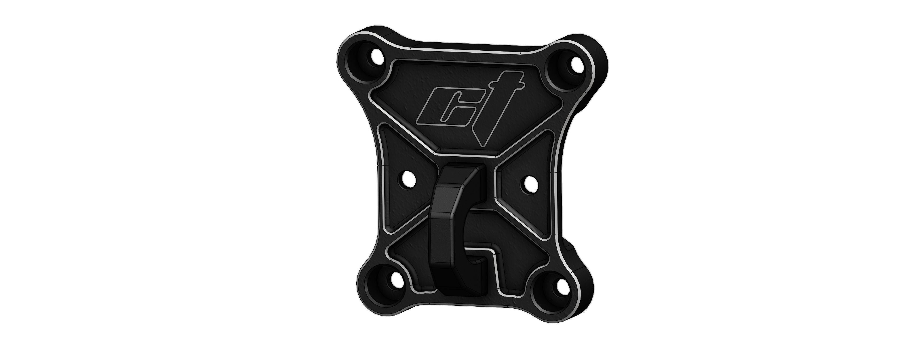 Maverick X3 Gen 2 Radius Rod Plate with Tow Ring