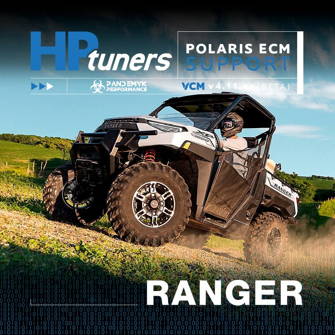 Pandemyk Performance Stage 1 ECM Tuning for 2015-2024 Polaris Ranger 1000 (Regular and XP) w/ HP Tuners