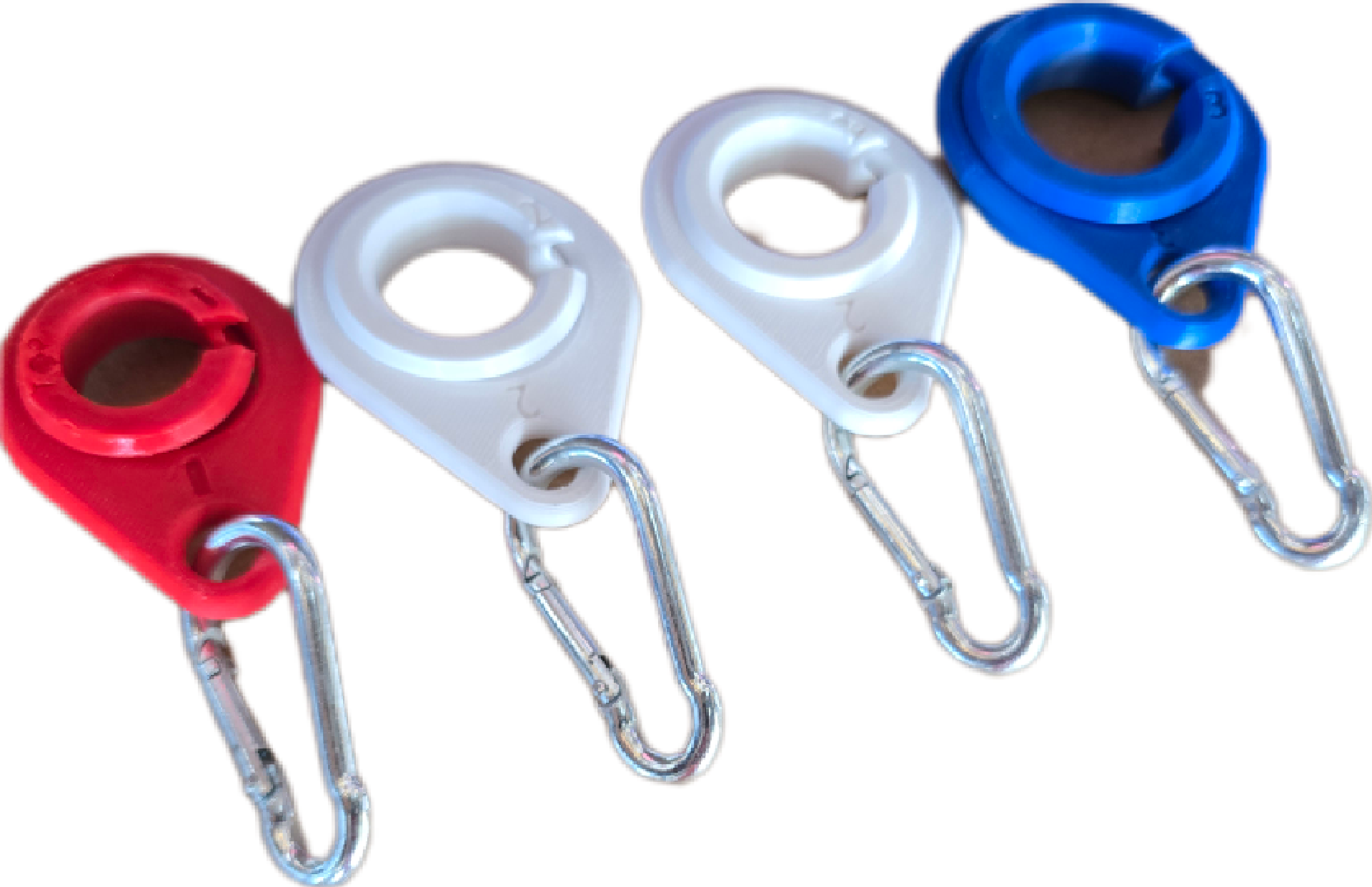 FREEDOM RINGS - *NEW & IMPROVED* 4 RING SET TO FLY TWO 3X5' FLAGS