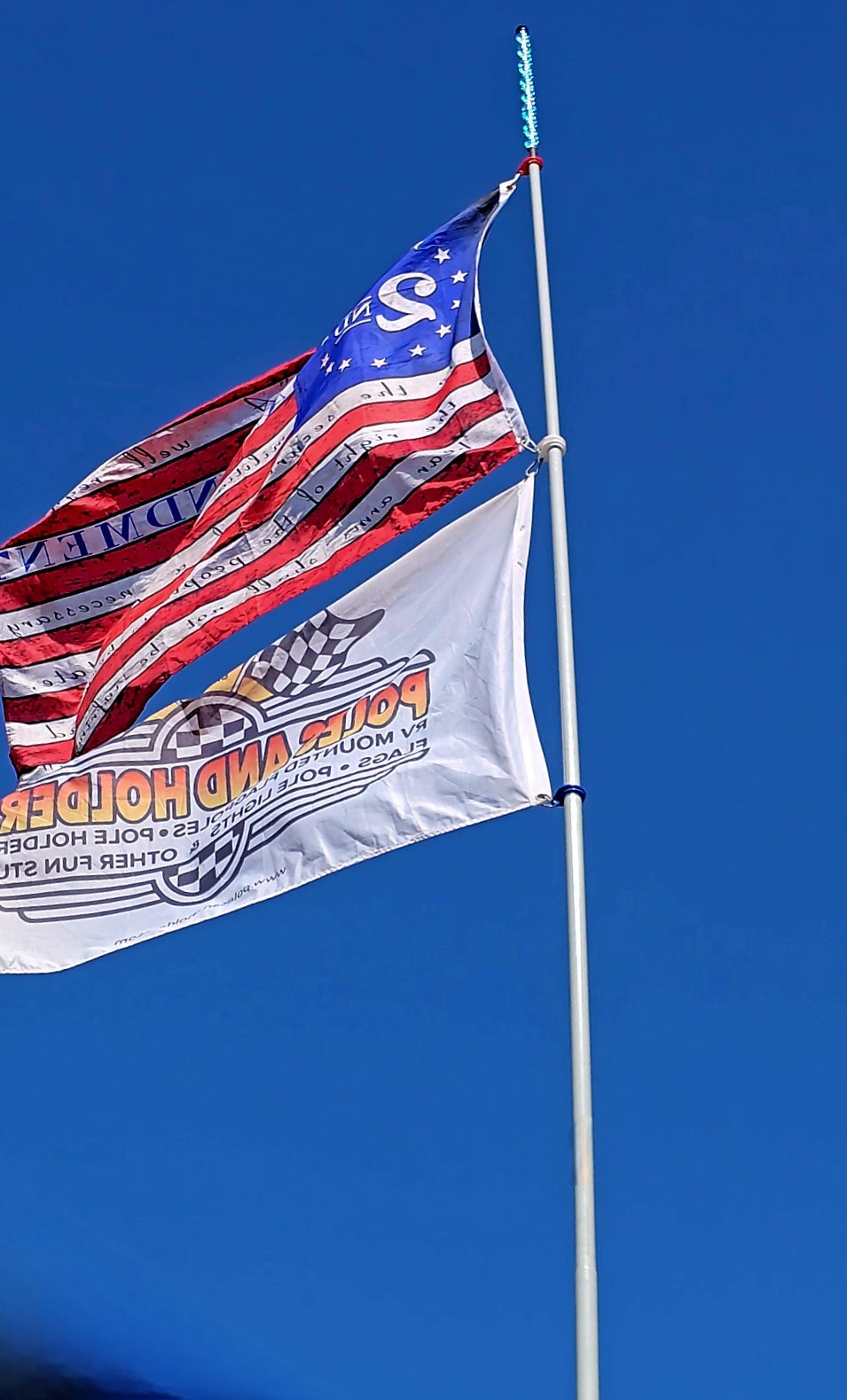 FREEDOM RINGS - *NEW & IMPROVED* 4 RING SET TO FLY TWO 3X5' FLAGS