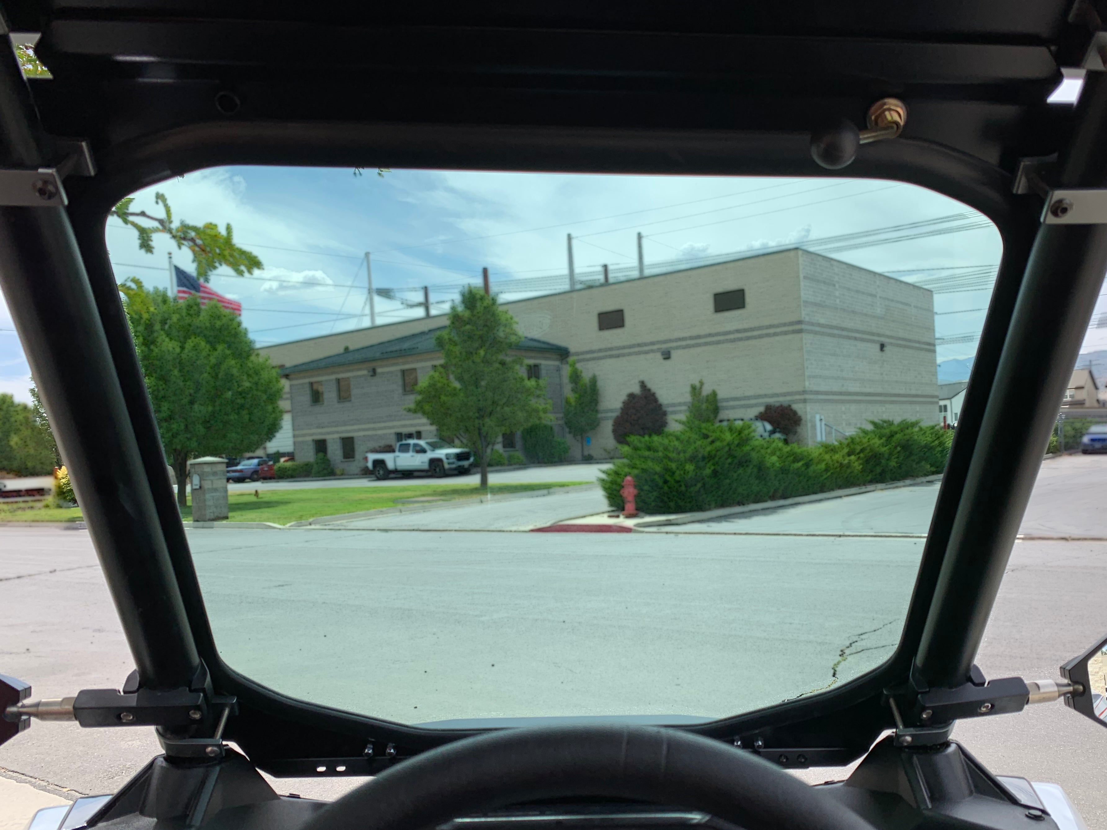 Polaris RS1 Glass Windshield with Vent and Wiper