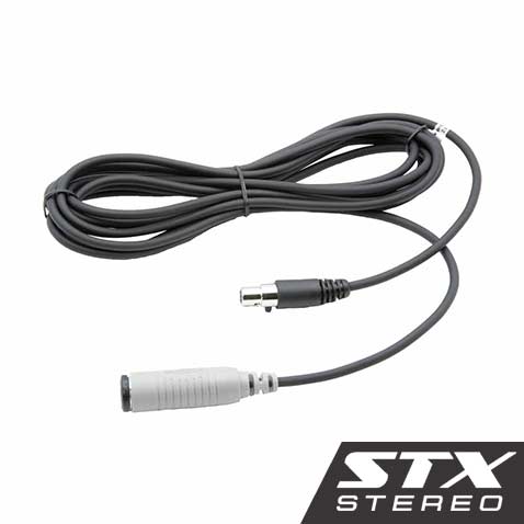 STX STEREO Straight Cable to Intercom (Select Length) - 2 Feet