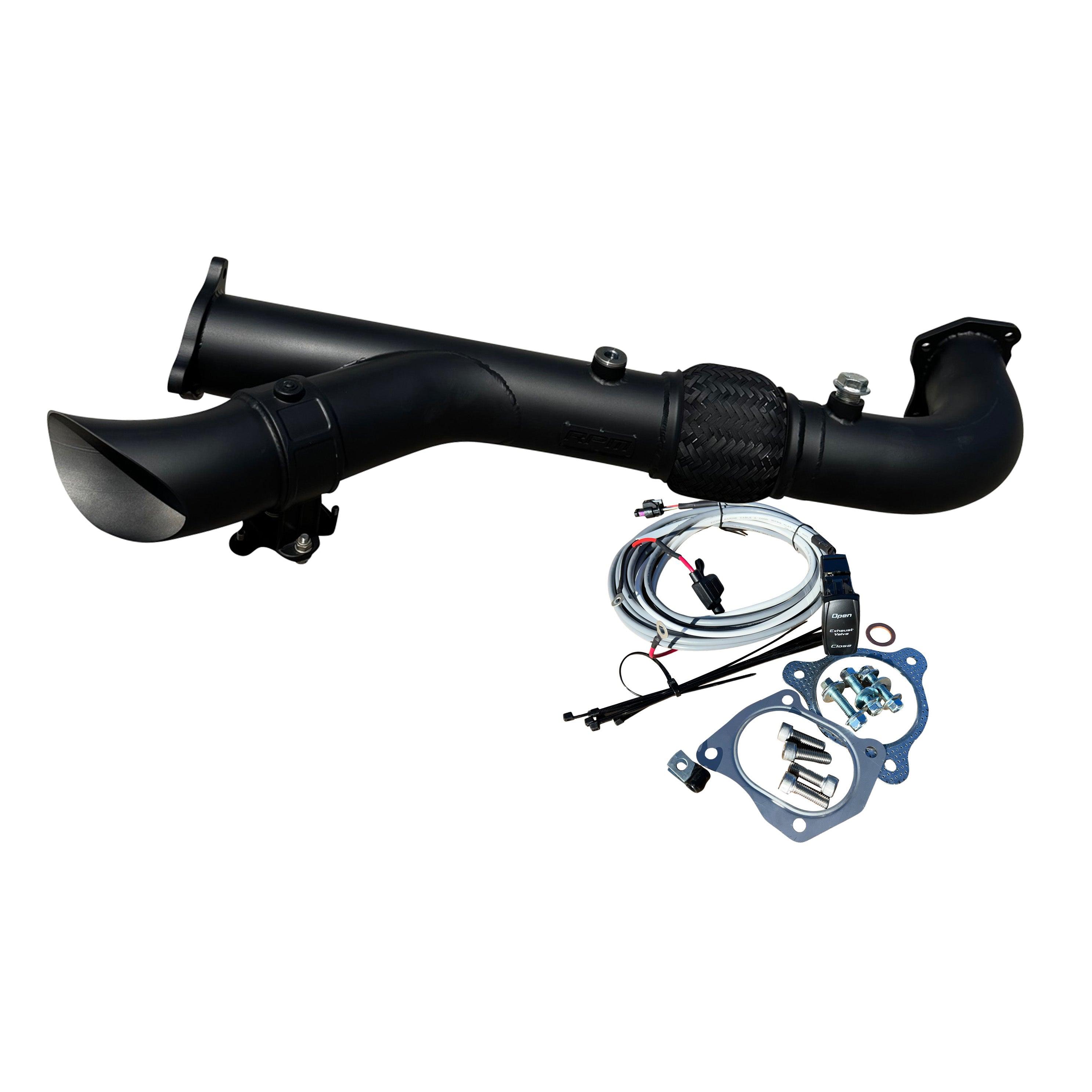 RPM SxS RZR XPT, Turbo R, & Pro XP 3" Electric Side Dump E-Valve Exhaust - RPM SXS