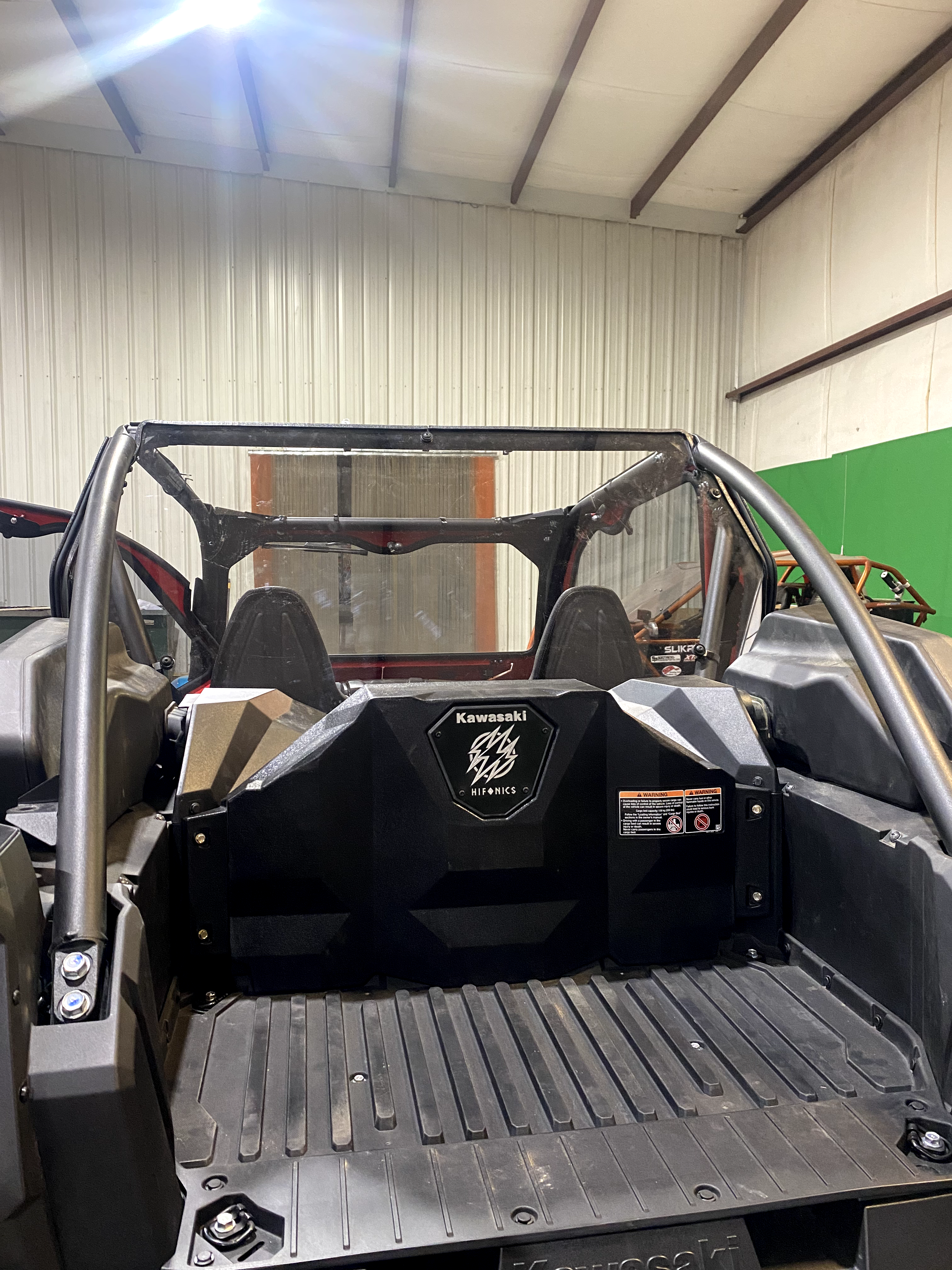 Trail Armor Kawasaki KRX 1000 (Special, Trail, eS, Blackout, Rock Editions) Rear Window Dust Shield Kit 2020 - 2026
